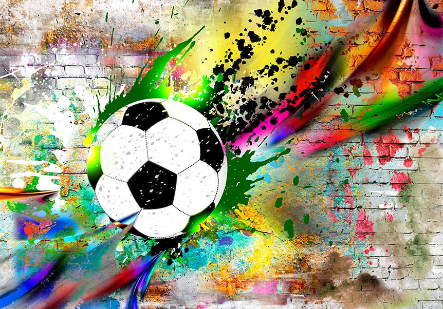 Football Enfants Photo Papier peint papier peint non-tissé//auto-adhésif i-A-0111-a-d