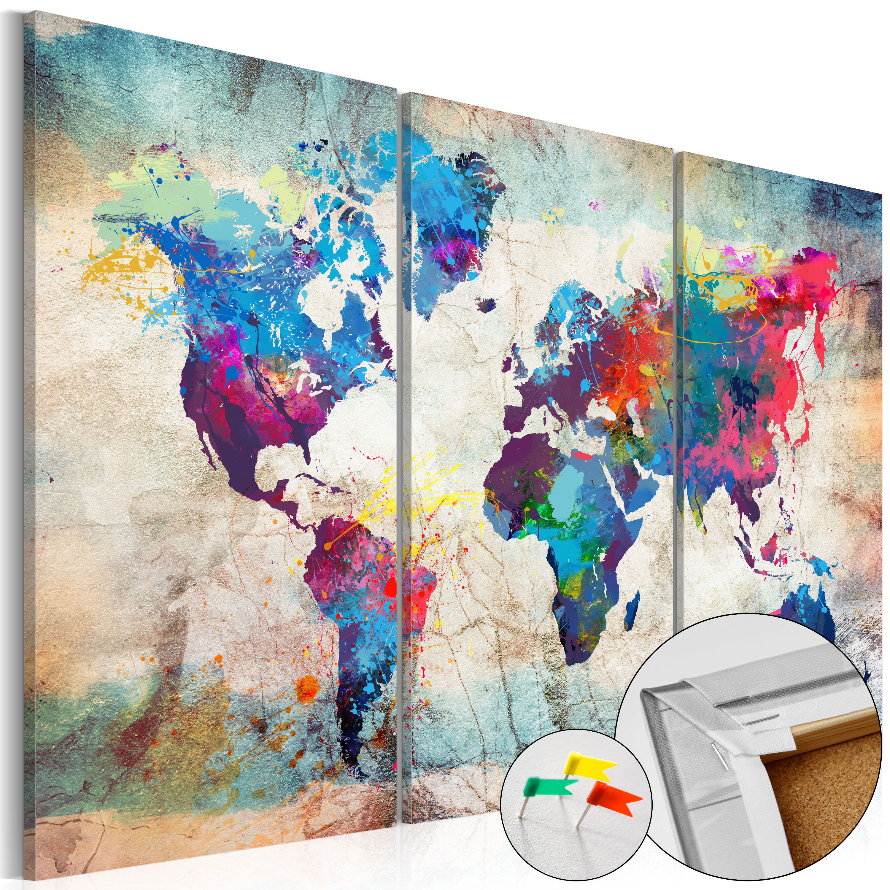 cuadro mapa mundi novedad tablero de corcho cuadro moderno sobre corcho cuadro mapa mundi novedad tablero de corcho cuadro moderno sobre corcho
