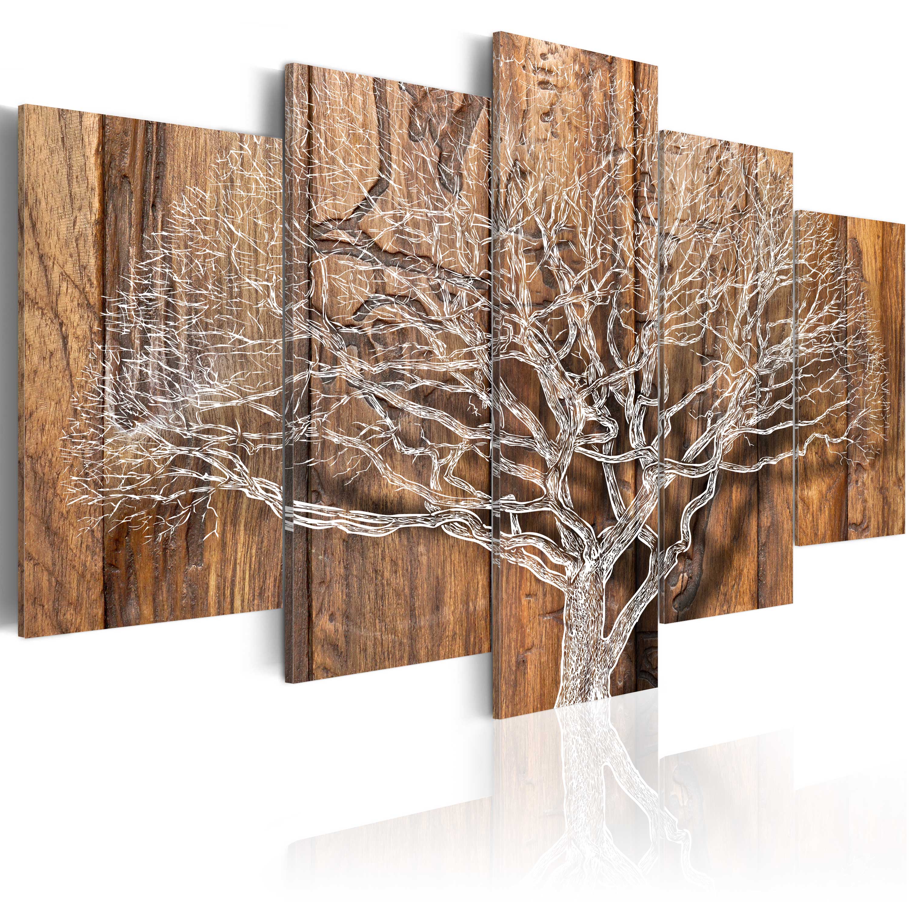 Wandbilder xxl Baum Natur Holz 200x100 Leinwand Bilder Wohnzimmer bC