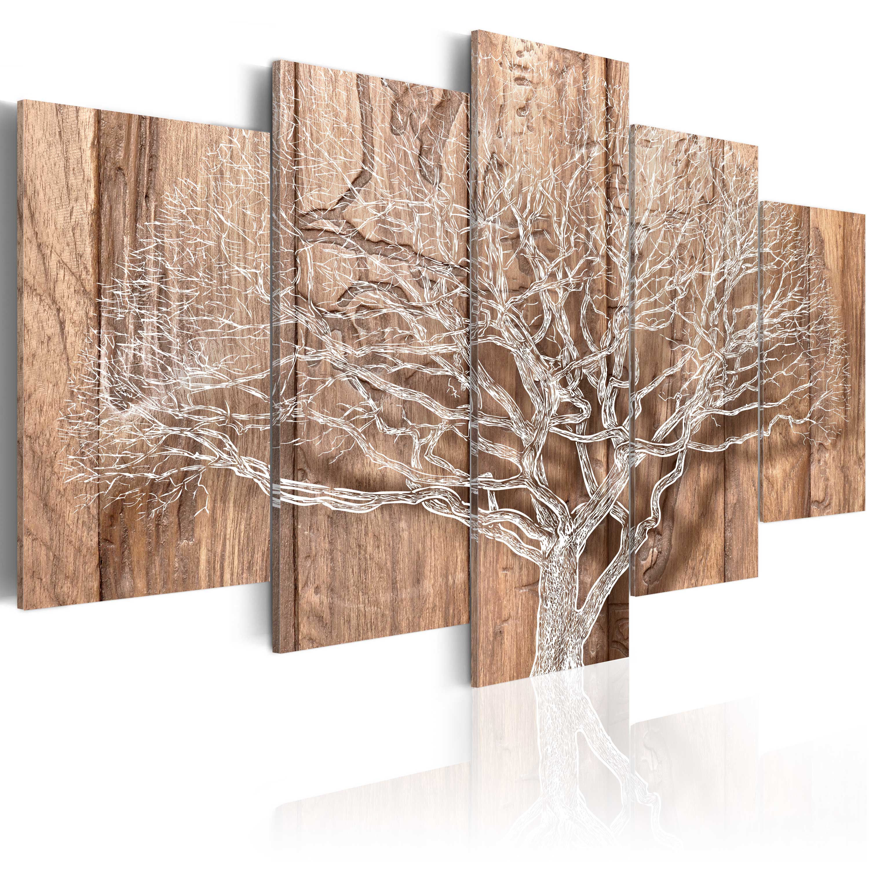 Wandbilder xxl Baum Natur Holz 200x100 Leinwand Bilder Wohnzimmer b-C .
