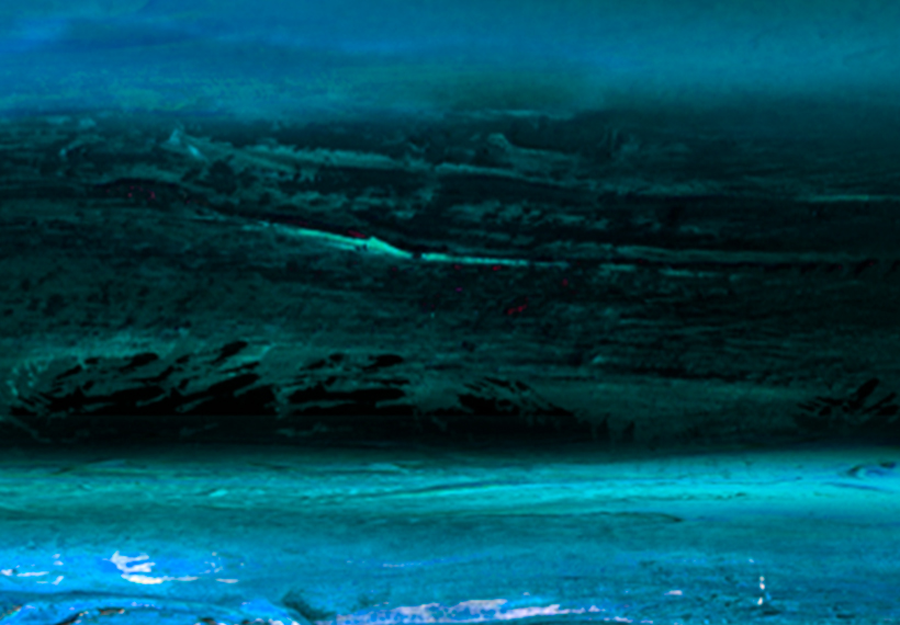 ABSTRAKT MEER LANDSCHAFT Wandbilder xxl Bilder Vlies Leinwand a-A-0285-b-b