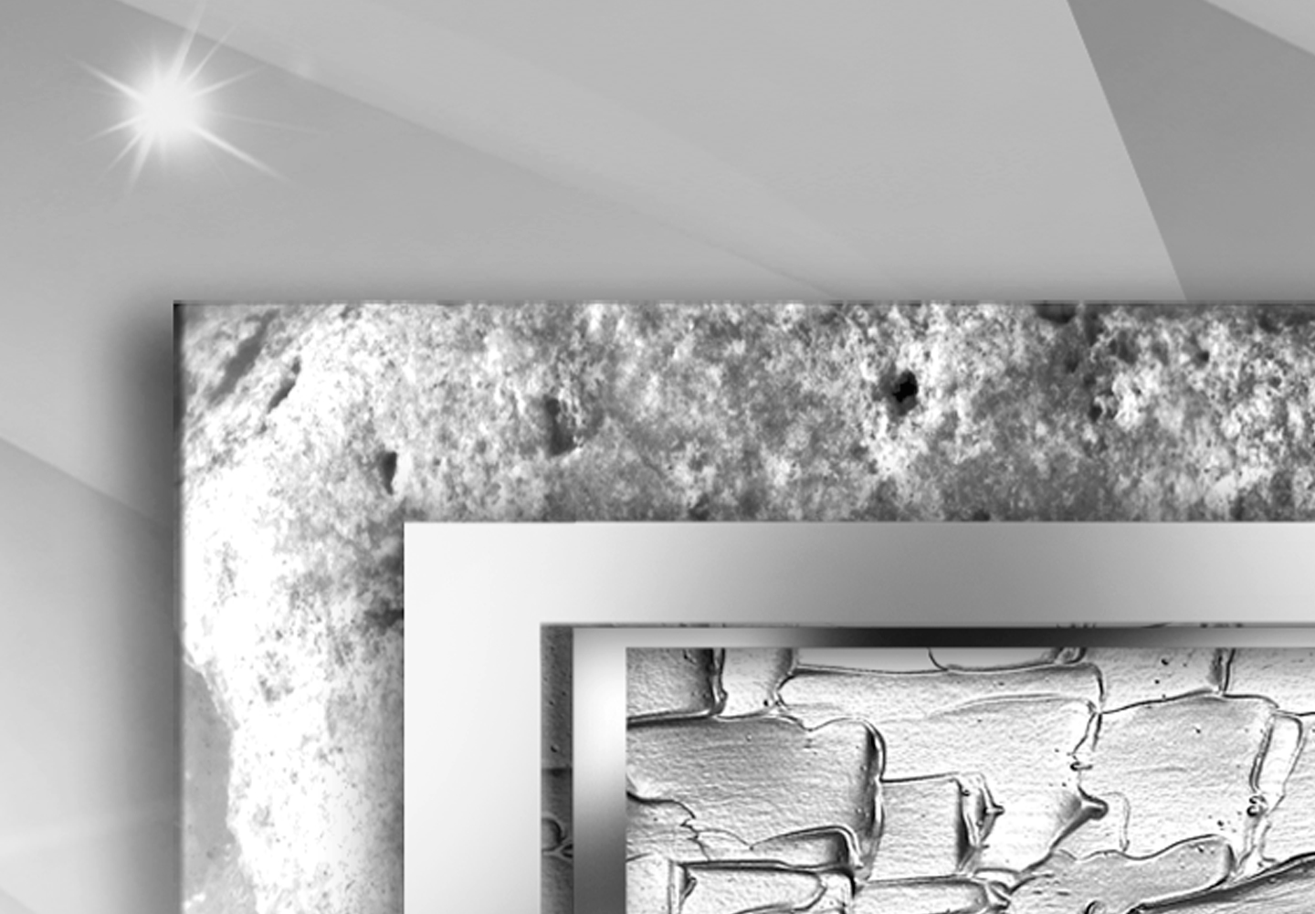 ABSTRAKT DIAMANT GLANZ Wandbilder xxl Bilder Vlies Leinwand a-A-0318-b-b