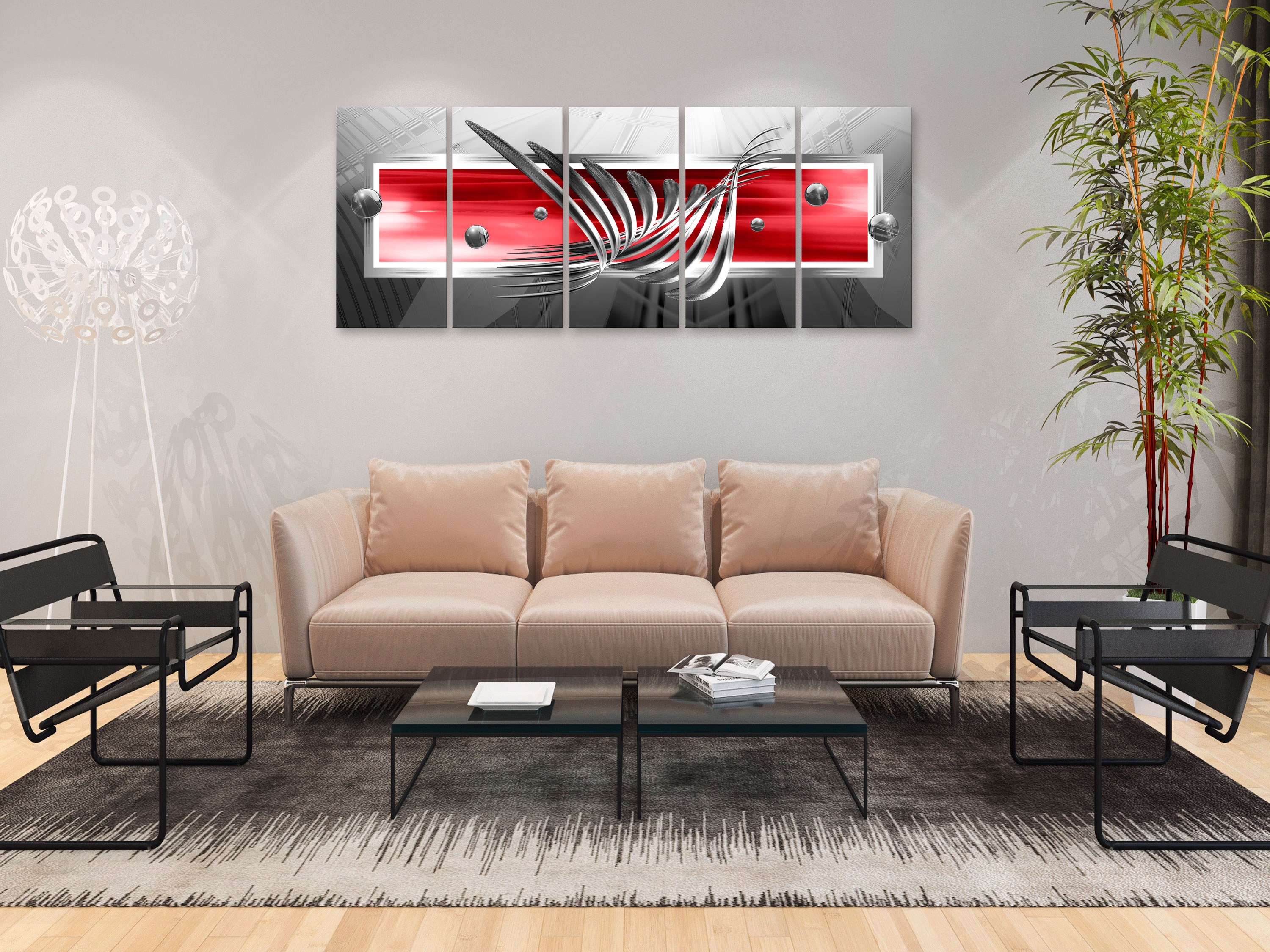 ABSTRAKT BUNT KUNST MODERN Wandbilder xxl Bilder Vlies Leinwand a-A-0344-b-n