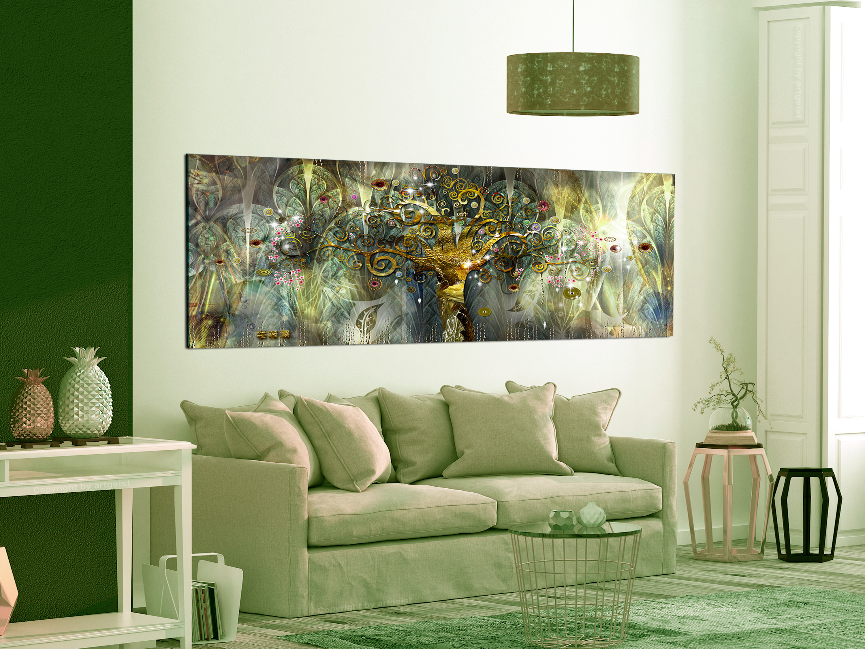 Murals XXL Tree of Life Canvas Pictures XXL Klimt Living Room l-a-0007-b-b