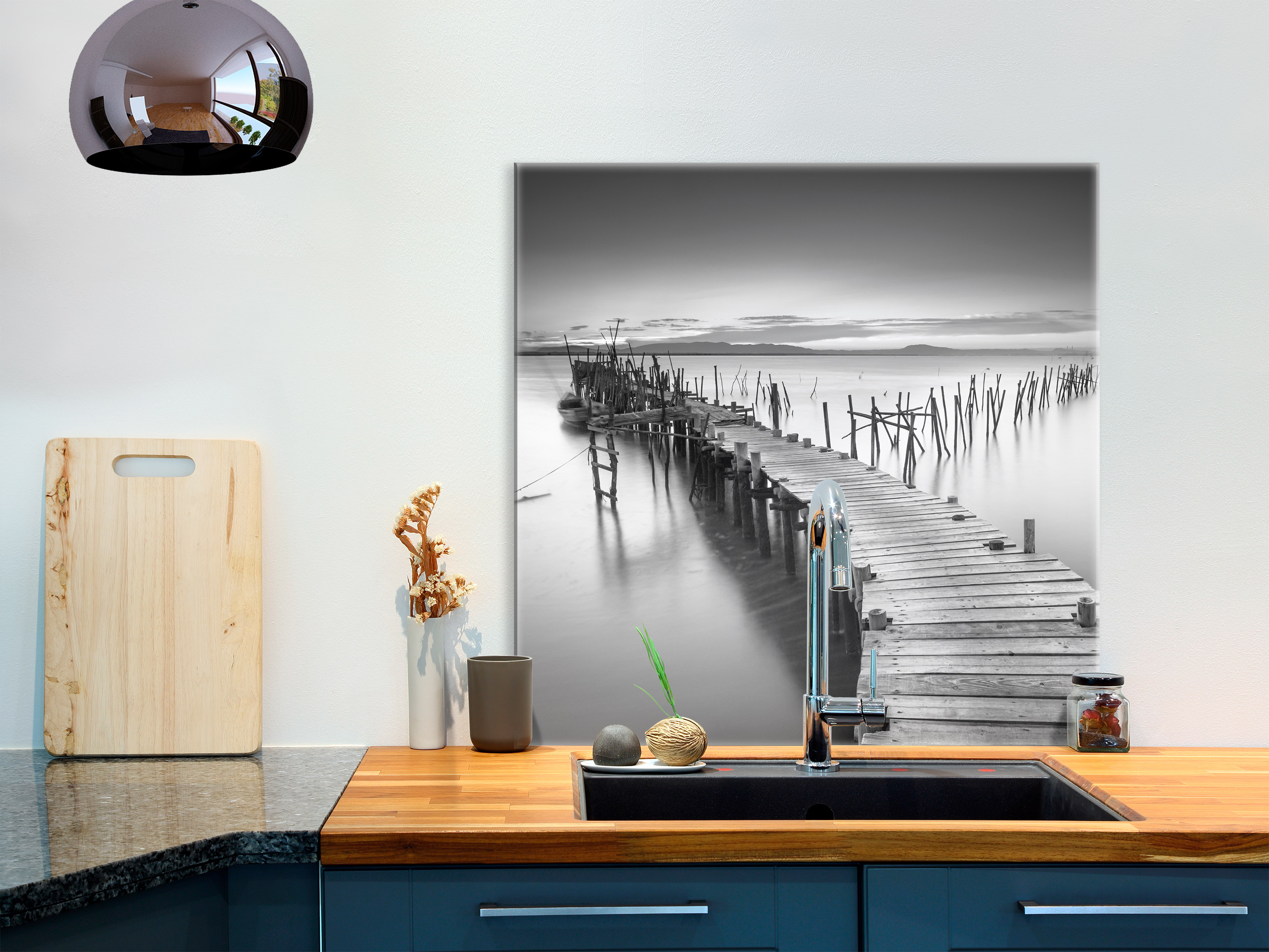 Glasbild 80x80 cm Wandbild Glas Küche Küchenrückwand Spritzschutz c-B-0498-aq-a 