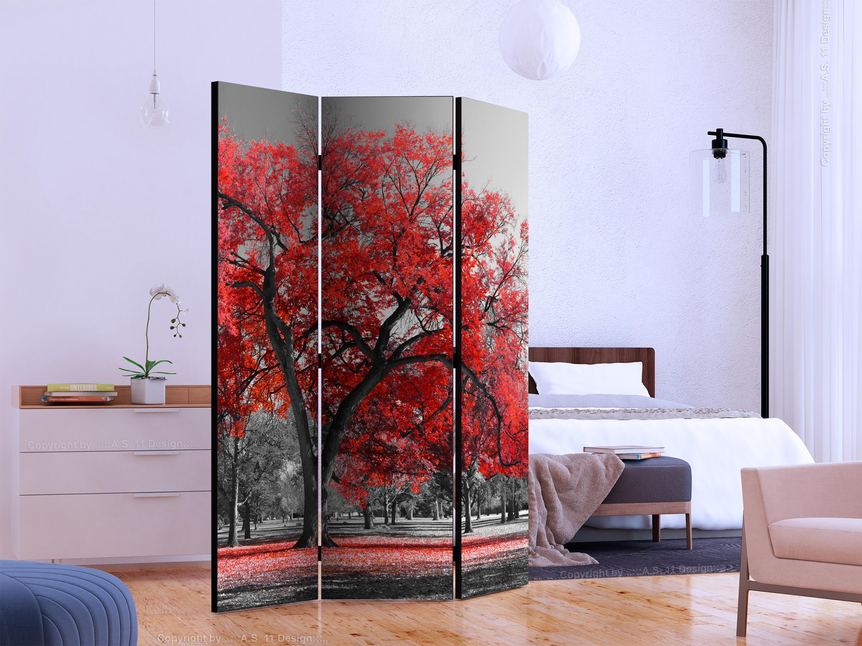 Deko Paravent Raumteiler Trennwand Spanische Wand Sichtschutz c-B-0450-z-c