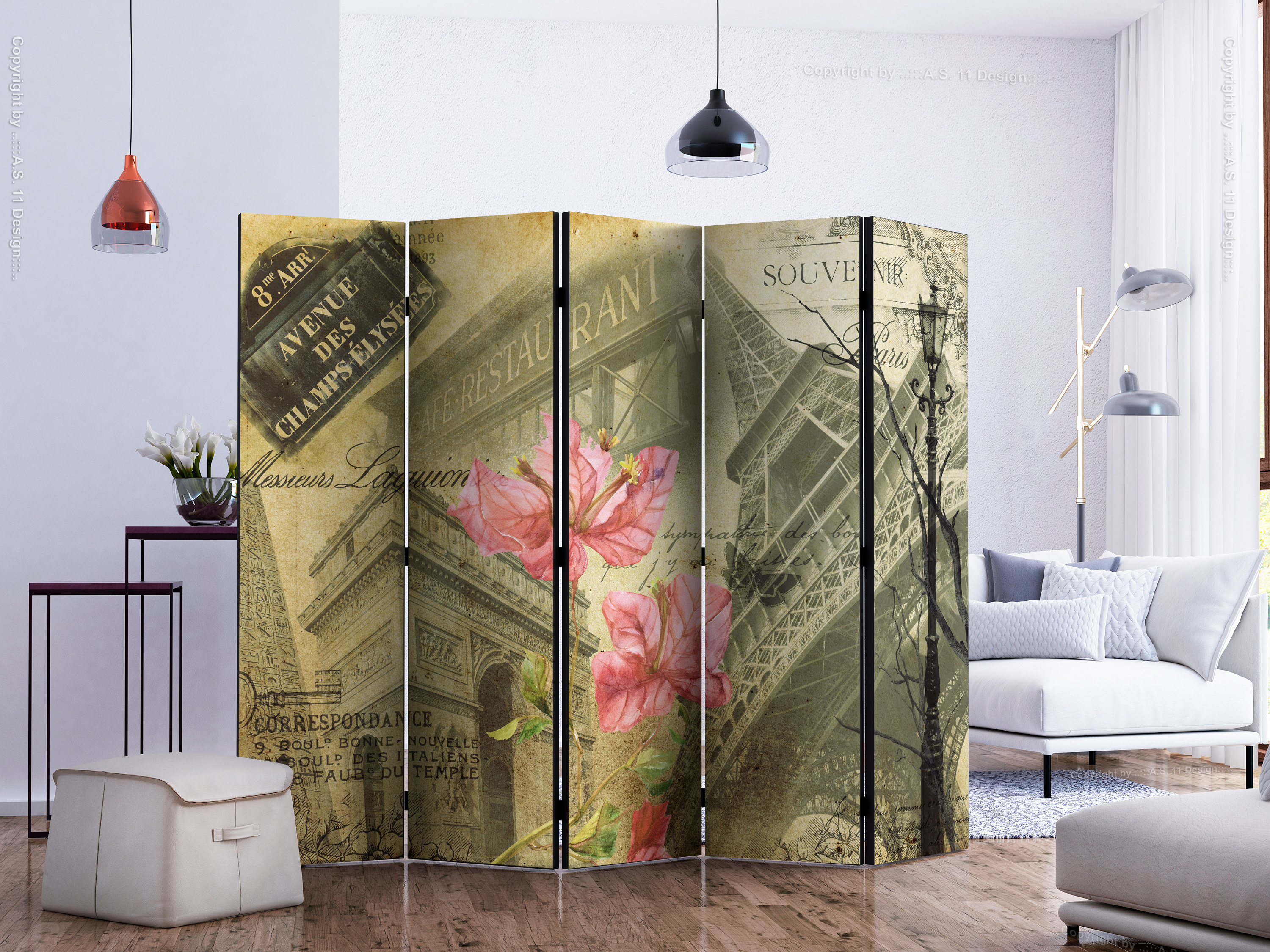 Deko Paravent Raumteiler Trennwand Spanische Wand Sichtschutz d-C-0110-z-c