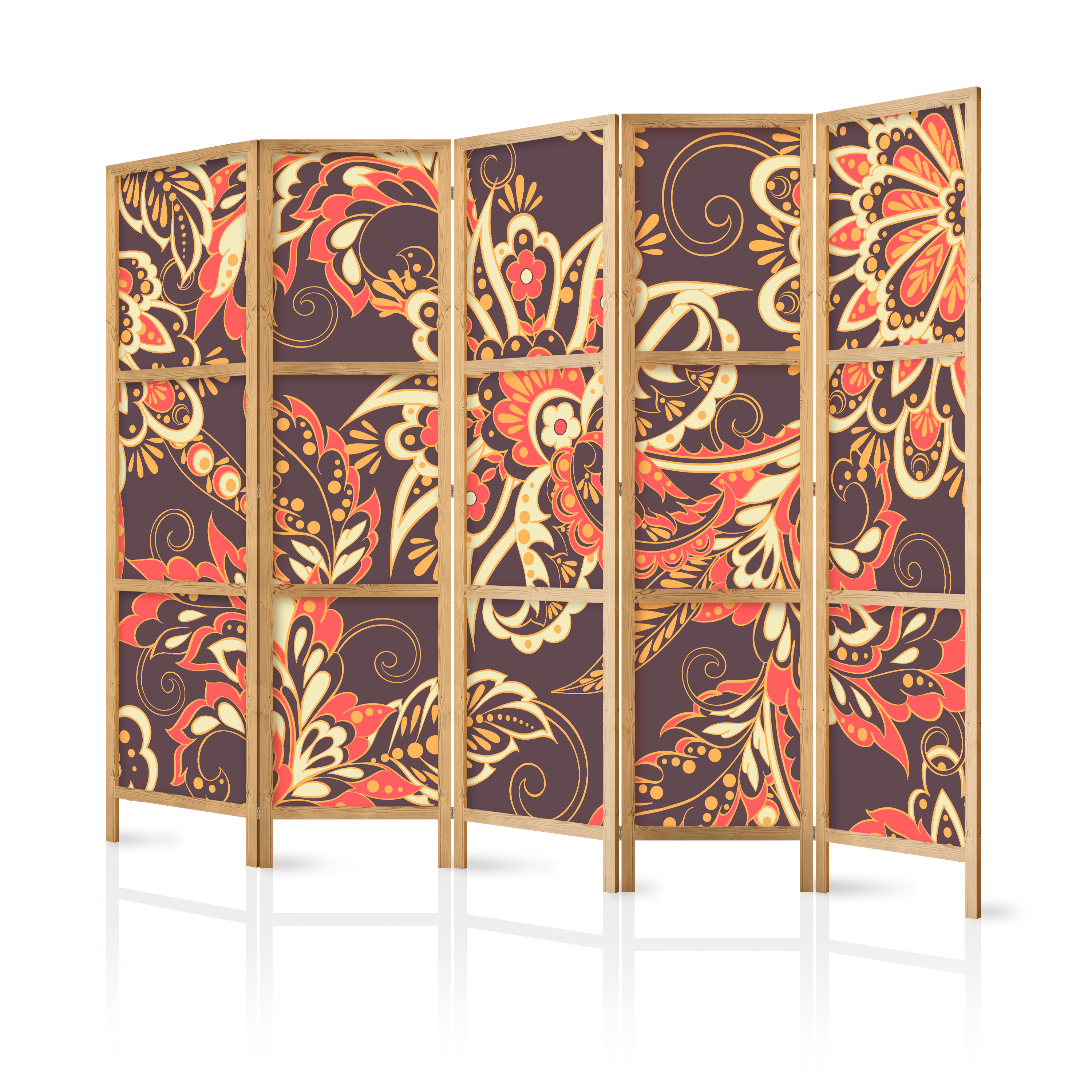 Deko Paravent Raumteiler Trennwand Mandala designer orientalisch 6 Motive! 