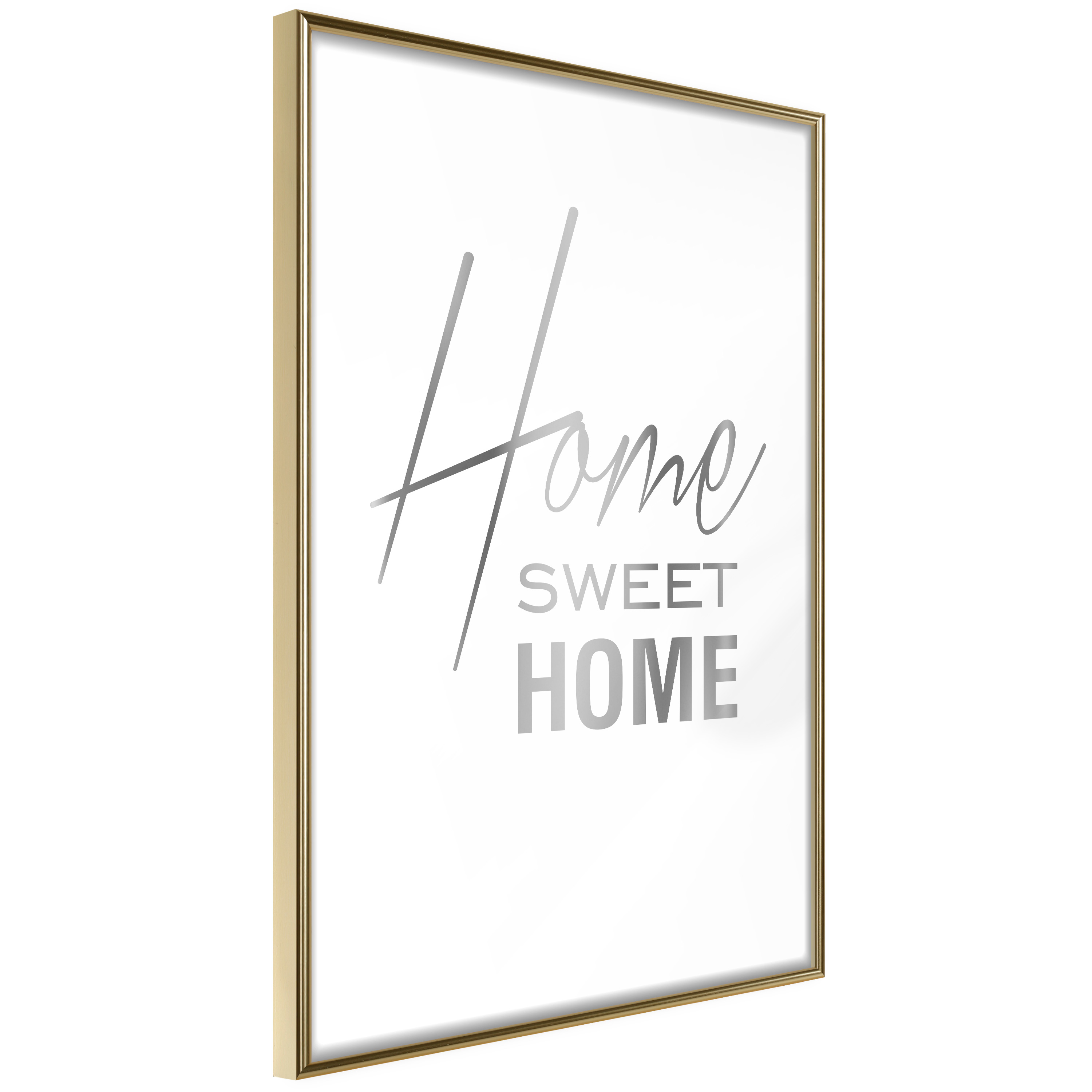 Poster mit Rahmen metal Effekt Bilder gerahmte Wandbild Kunstdruck m-A-0876-ar-a