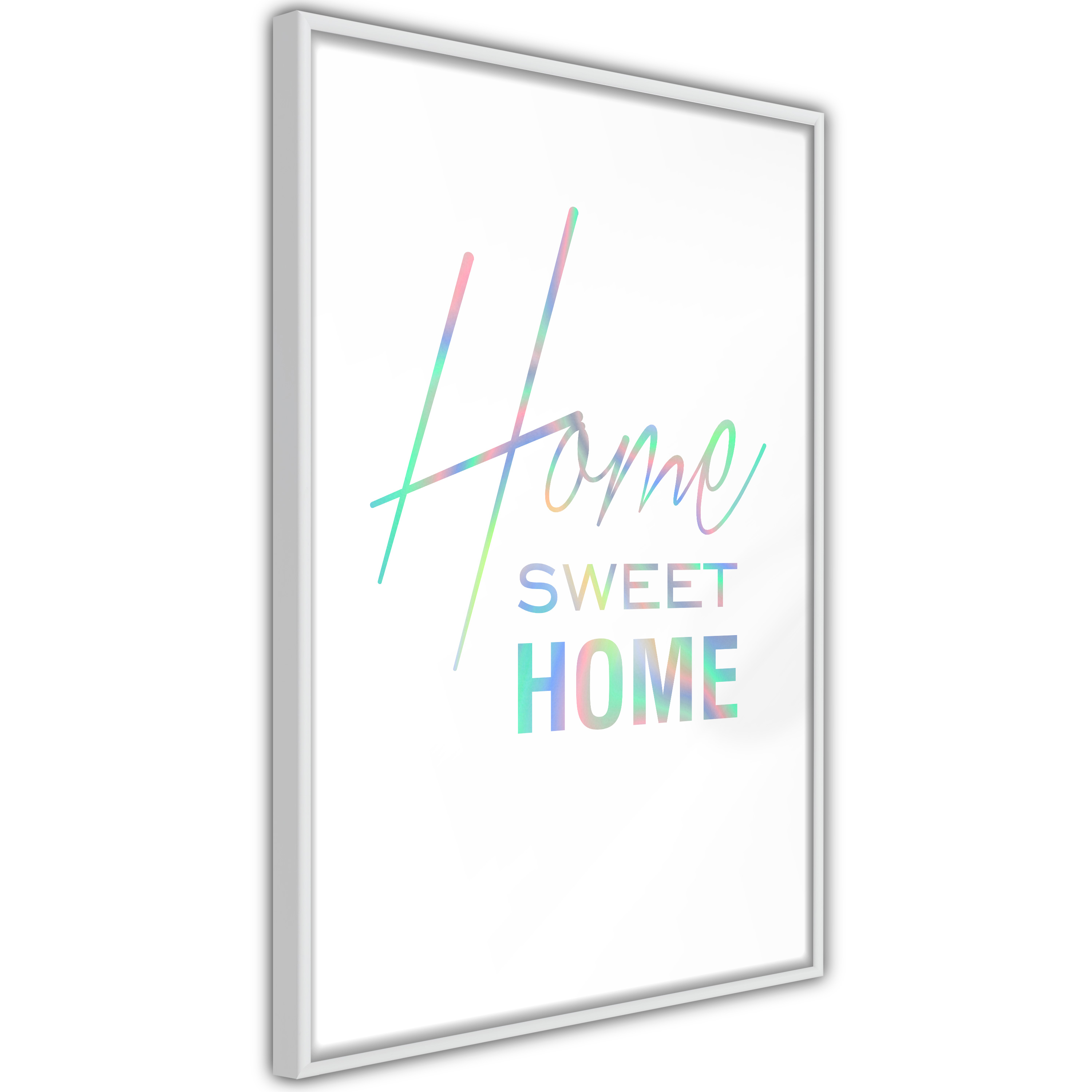 Poster mit Rahmen metal Effekt Bilder gerahmte Wandbild Kunstdruck m-A-0876-ar-a