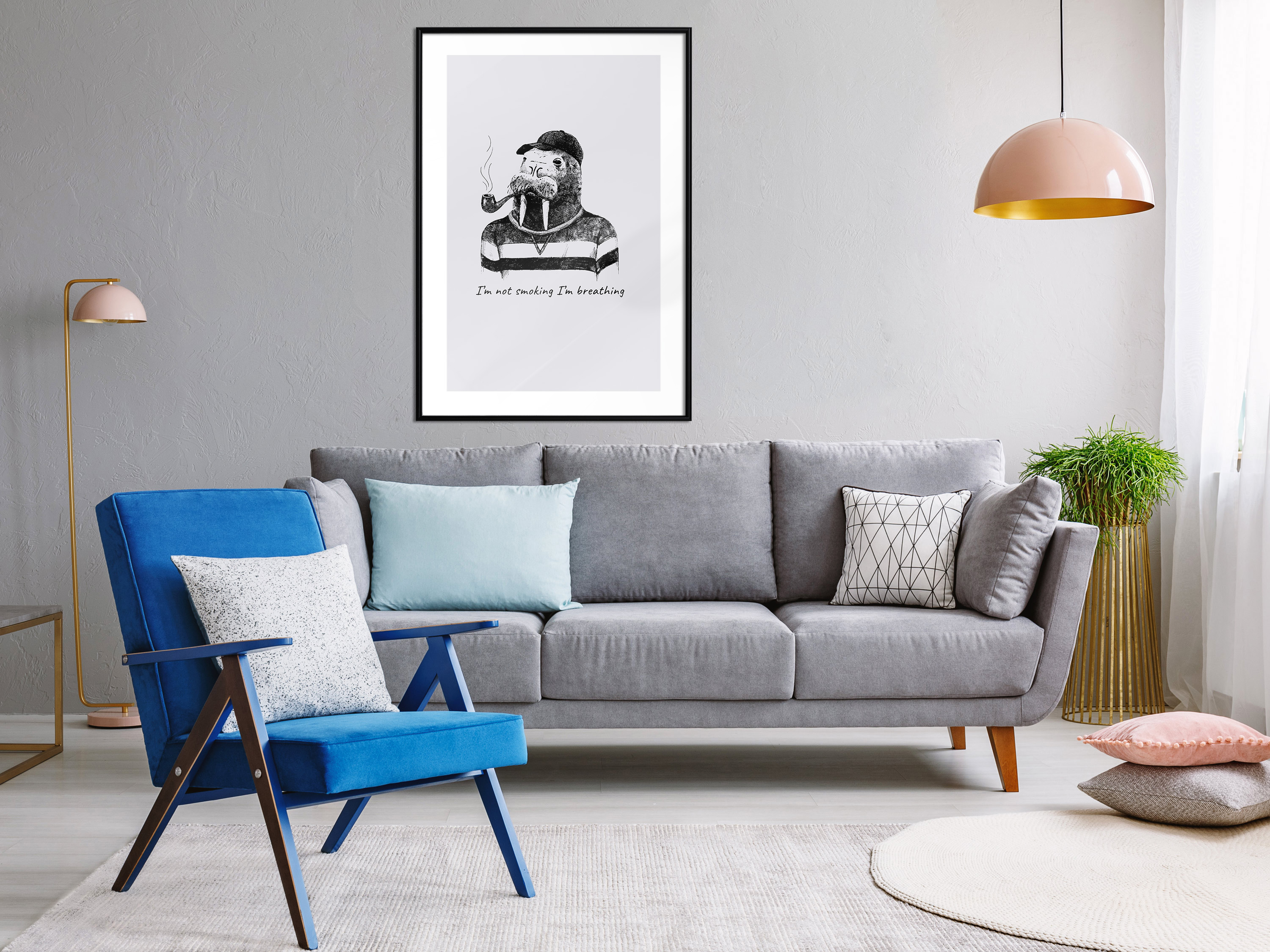 Poster mit Rahmen Bilder gerahmte Wandbild Kunstdruck Bilderrahmen g-C-0140-ao-a
