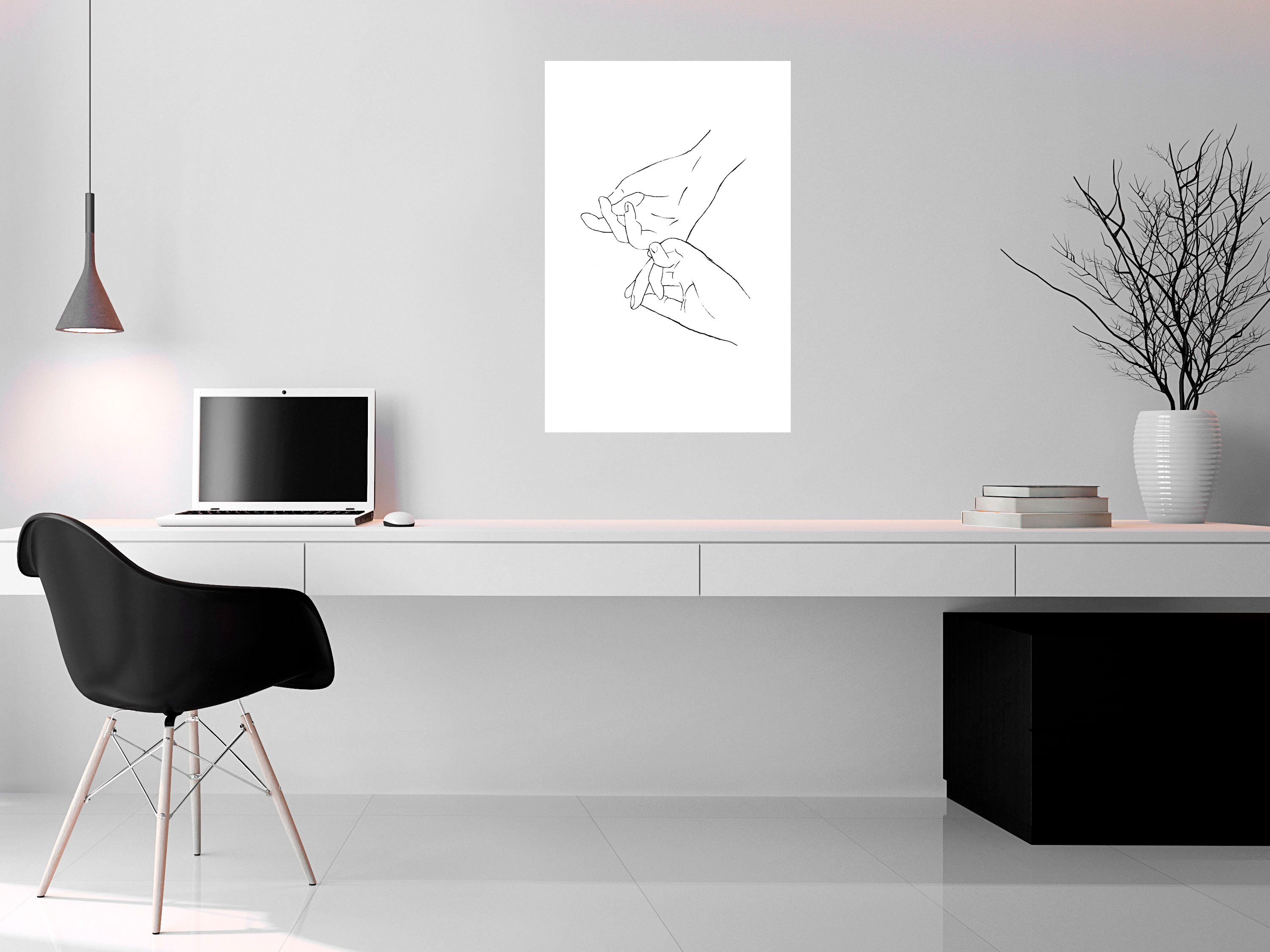 Poster mit Rahmen Bilder gerahmte Wandbild Kunstdruck Bilderrahmen n-A-0924-ao-a