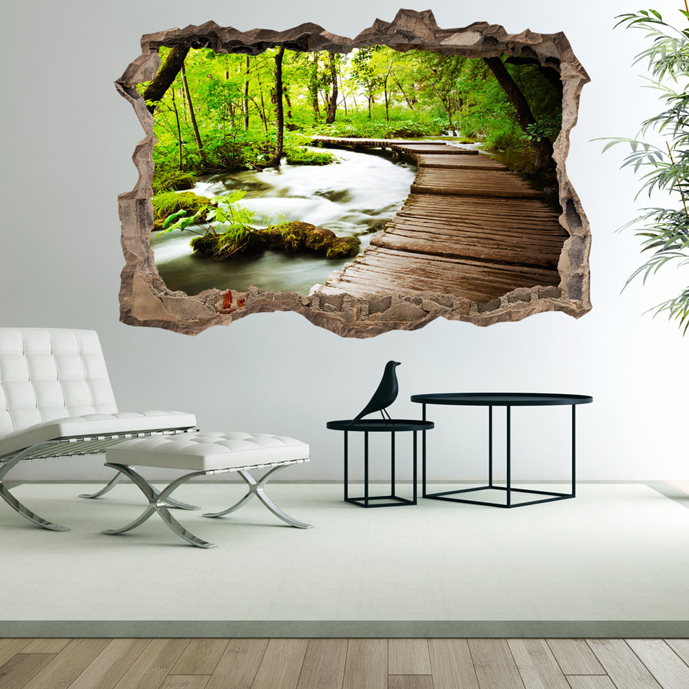 3d Wandillusion Wandbild Fototapete Poster xxl Loch in der Wand c-C