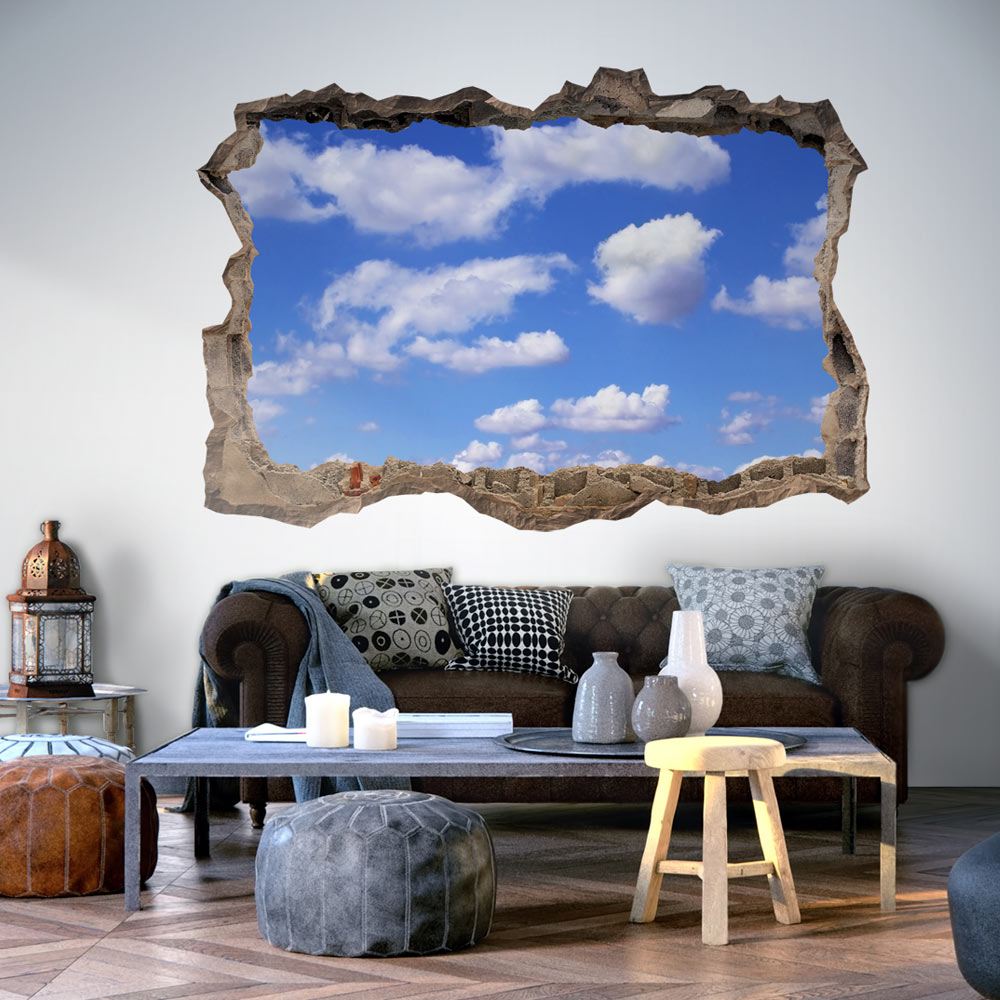 3d Wandillusion Wandbild Fototapete Poster xxl Loch in der Wand c-C