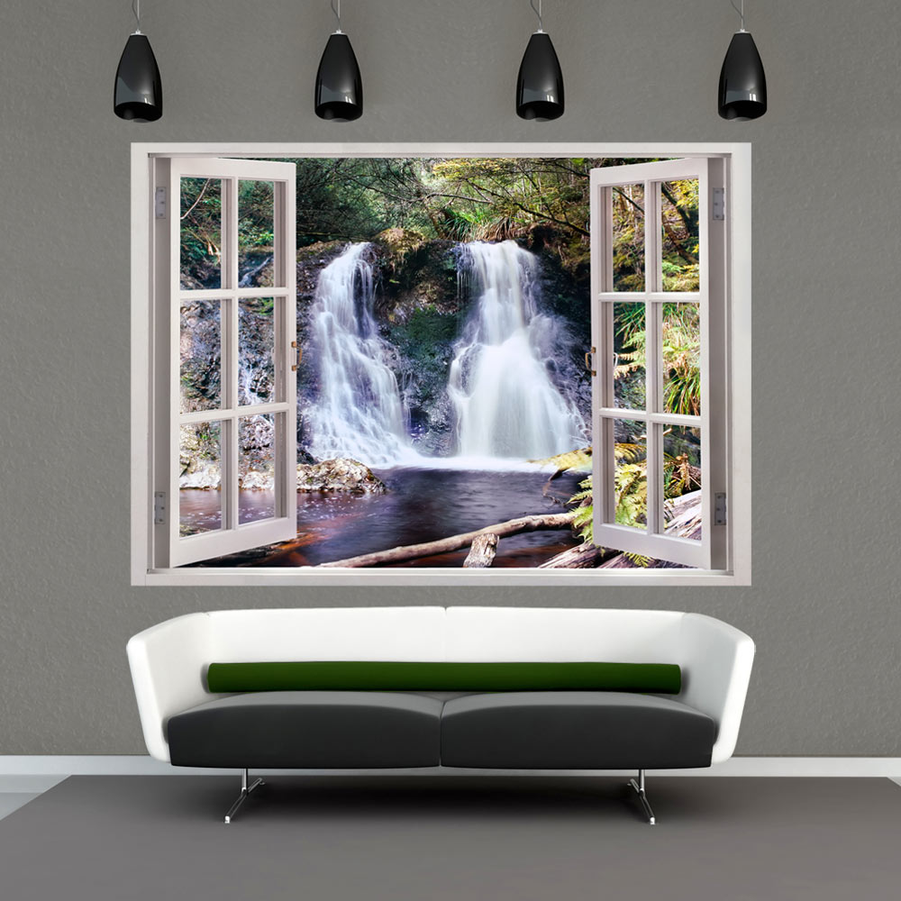 3D WALL ILLUSION WALLPAPER MURAL PHOTO PRINT A HOLE IN THE WALL OPTICAL DESIGN - Picture 21 of 21