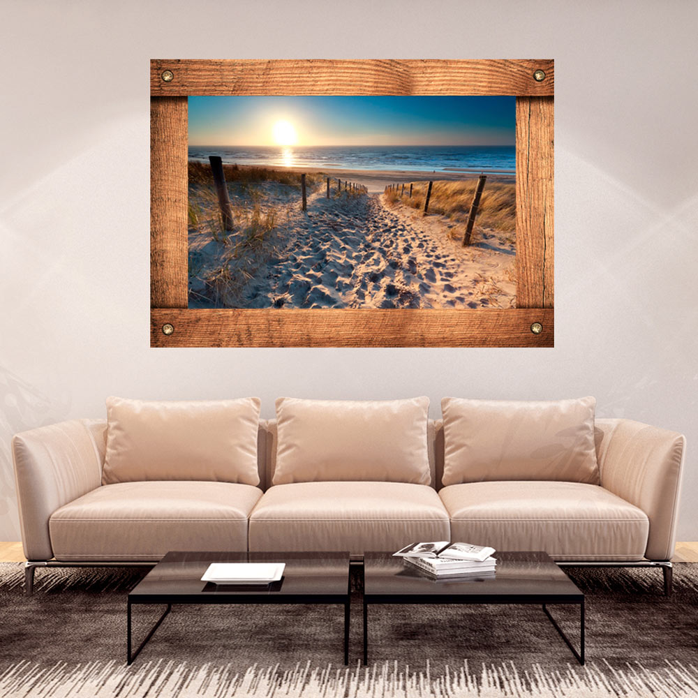 3D WALL ILLUSION WALLPAPER MURAL PHOTO PRINT A HOLE IN THE WALL OPTICAL DESIGN - Picture 8 of 21