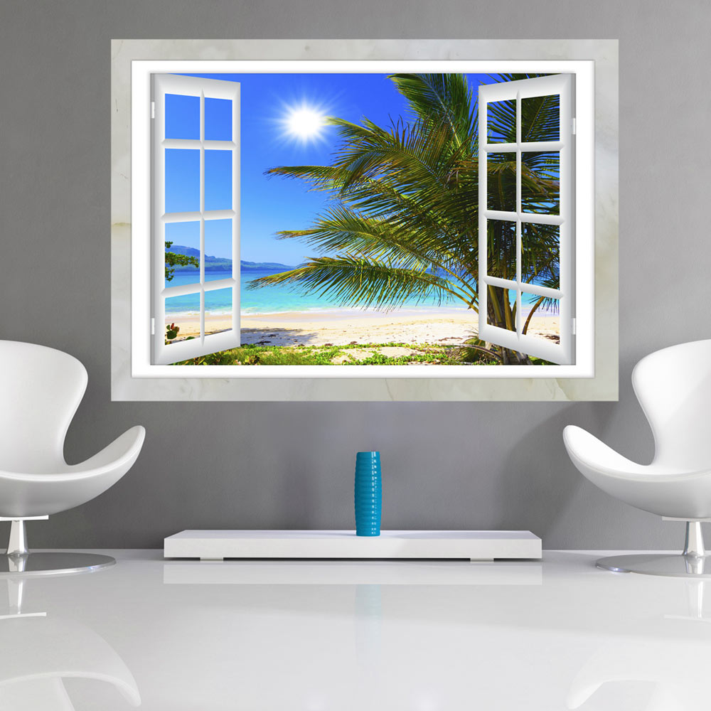 3D WALL ILLUSION WALLPAPER MURAL PHOTO PRINT A HOLE IN THE WALL OPTICAL DESIGN - Picture 14 of 21