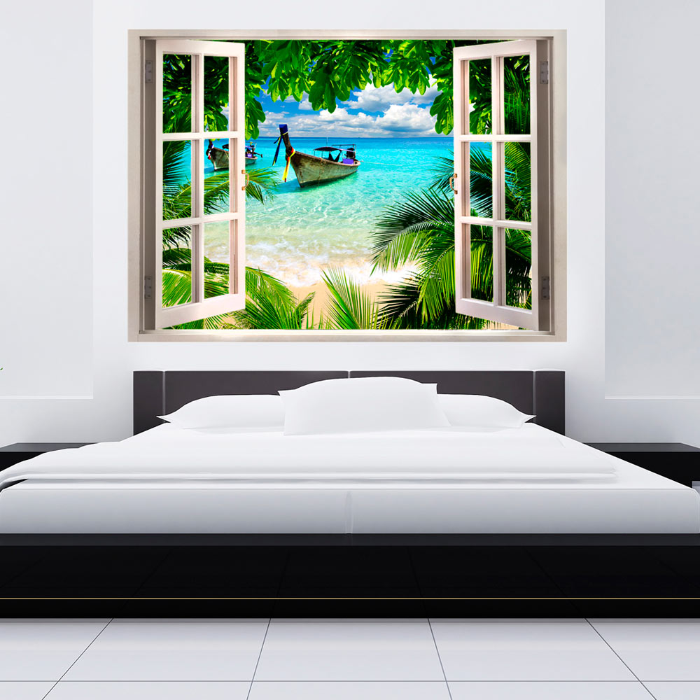 3D WALL ILLUSION WALLPAPER MURAL PHOTO PRINT A HOLE IN THE WALL OPTICAL DESIGN - Picture 15 of 21