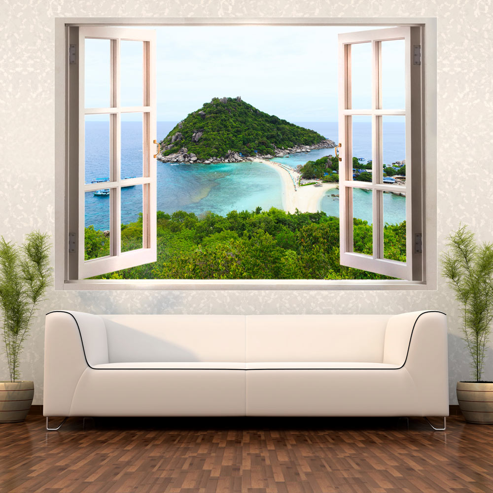 3D WALL ILLUSION WALLPAPER MURAL PHOTO PRINT A HOLE IN THE WALL OPTICAL DESIGN - Picture 18 of 21