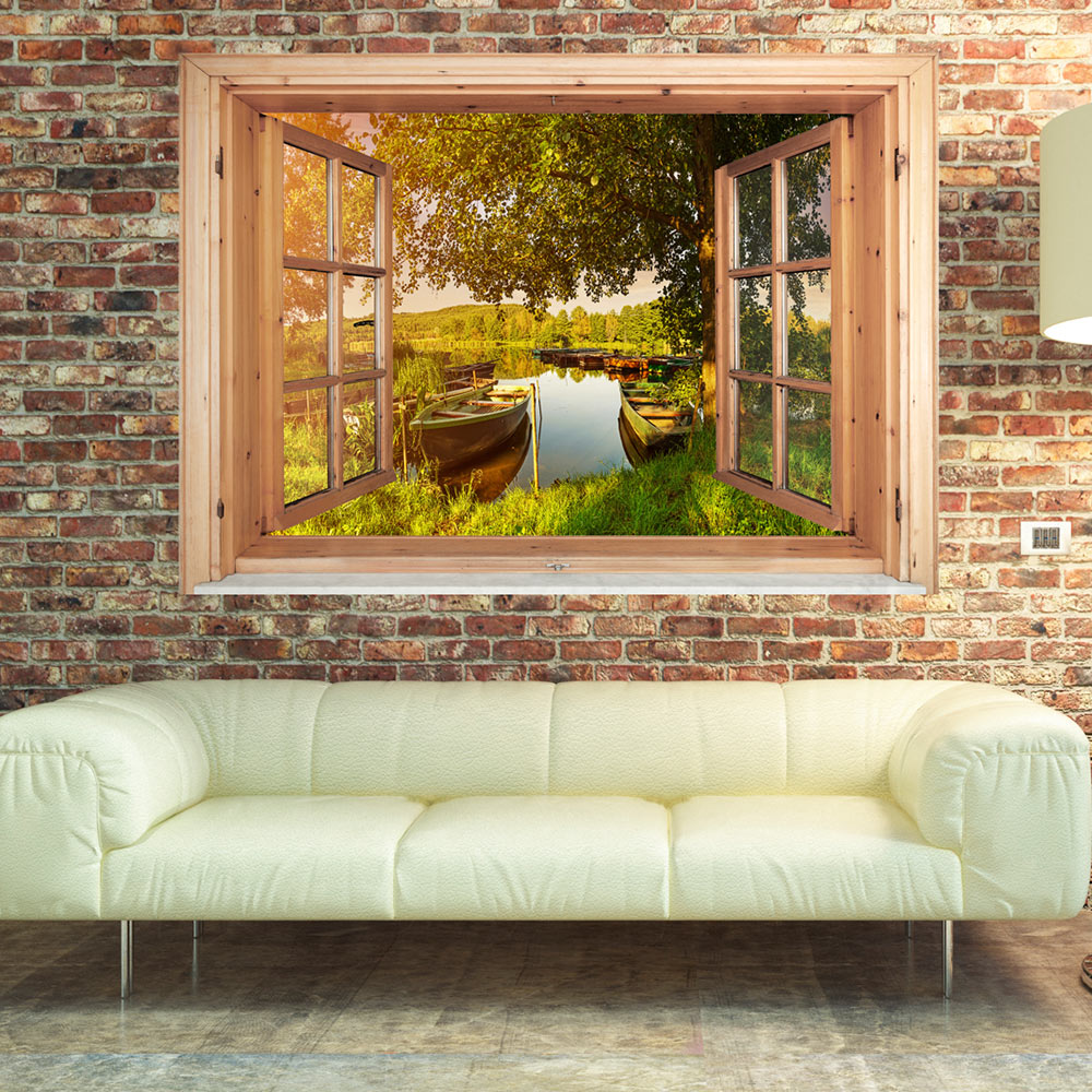 3D WANDILLUSION FENSTERBLICK Fototapete Vlies Tapete xxl Wandtapete cC