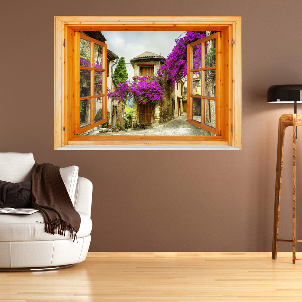3D WALL ILLUSION WALLPAPER MURAL PHOTO PRINT A HOLE IN THE WALL OPTICAL DESIGN - Picture 9 of 21
