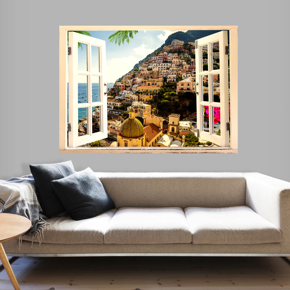 3D WALL ILLUSION WALLPAPER MURAL PHOTO PRINT A HOLE IN THE WALL OPTICAL DESIGN - Picture 7 of 21