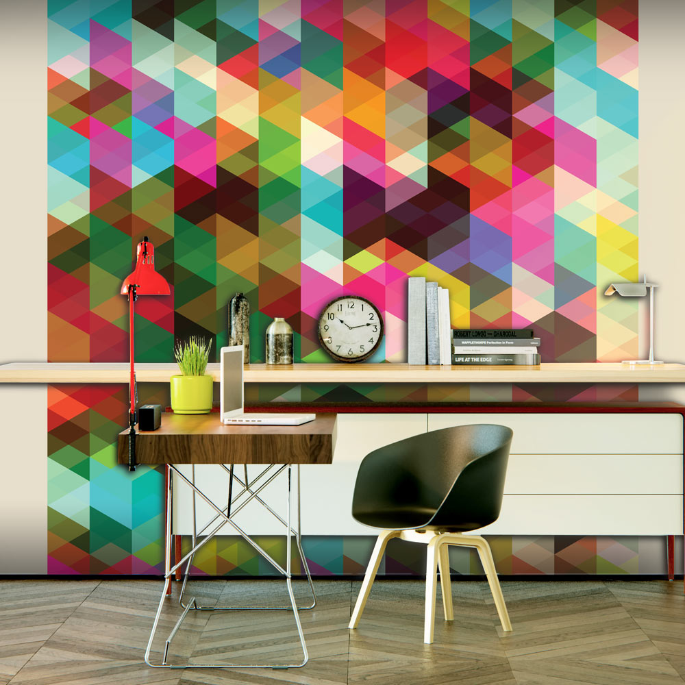 Wallpaper - Colourful Geometry - 400x309