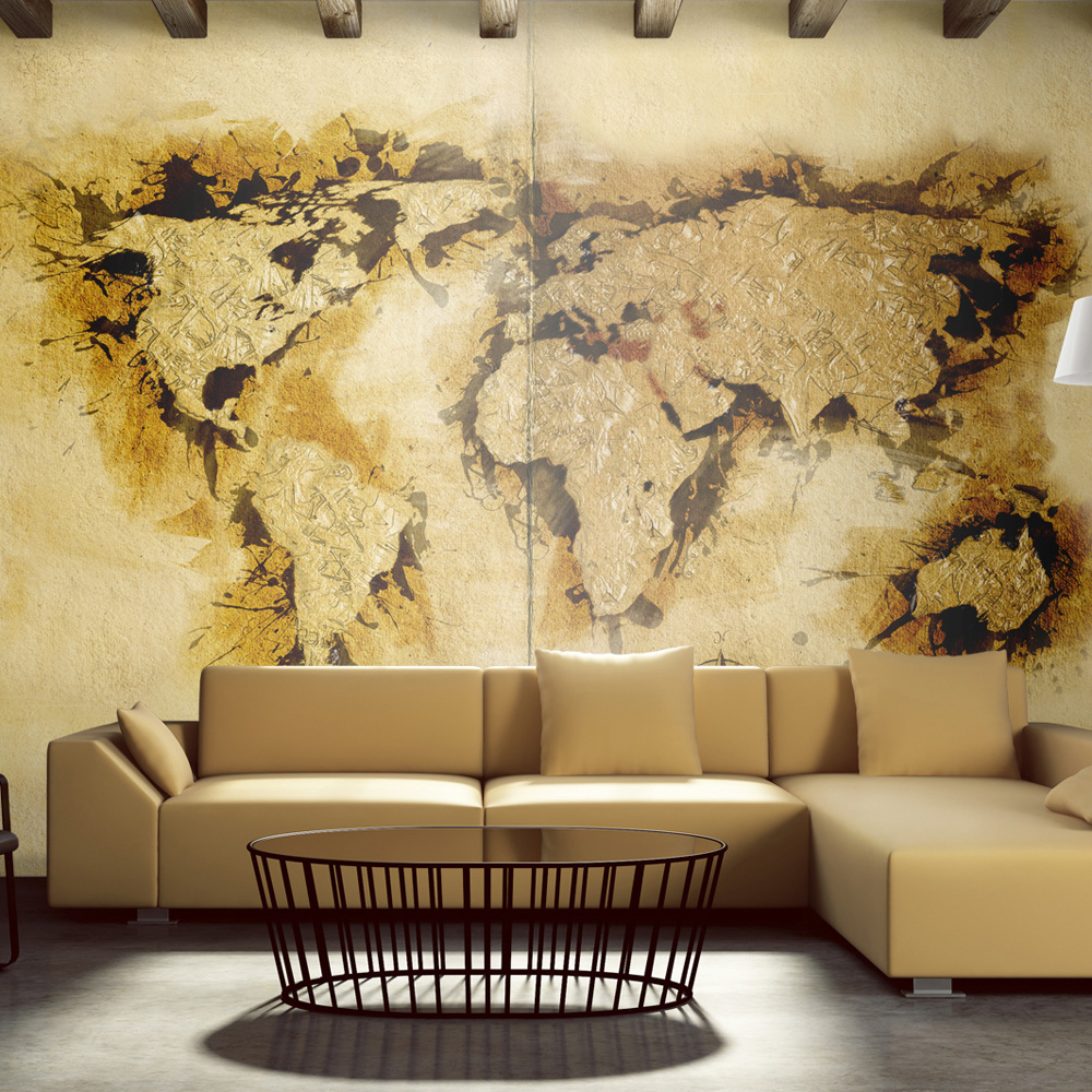 Wallpaper - Gold-diggers' map of the World - 450x270