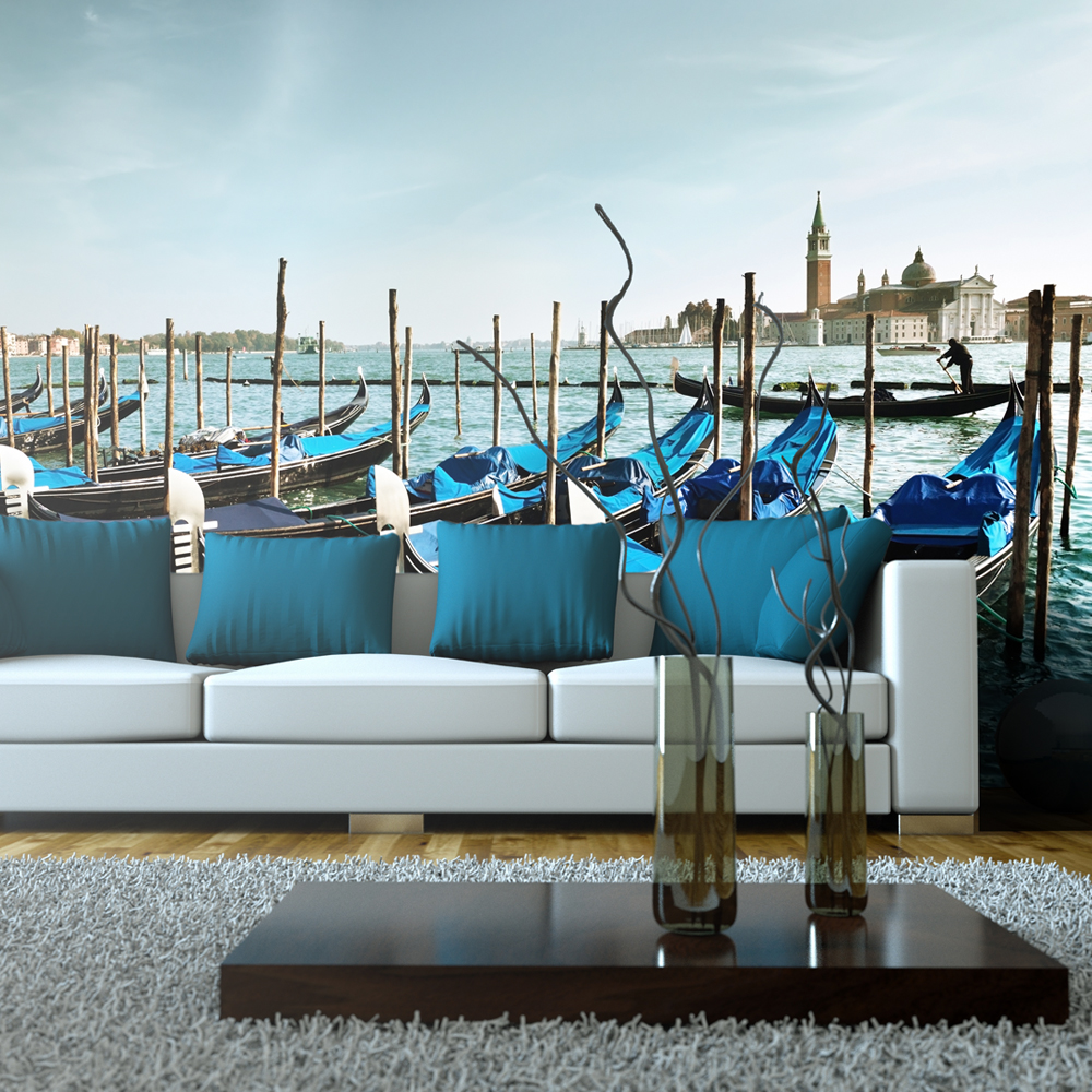XXL wallpaper - Gondolas on the Grand Canal, Venice - 550x270