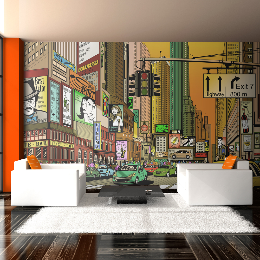 XXL wallpaper - Vibrant city - NY - 550x270