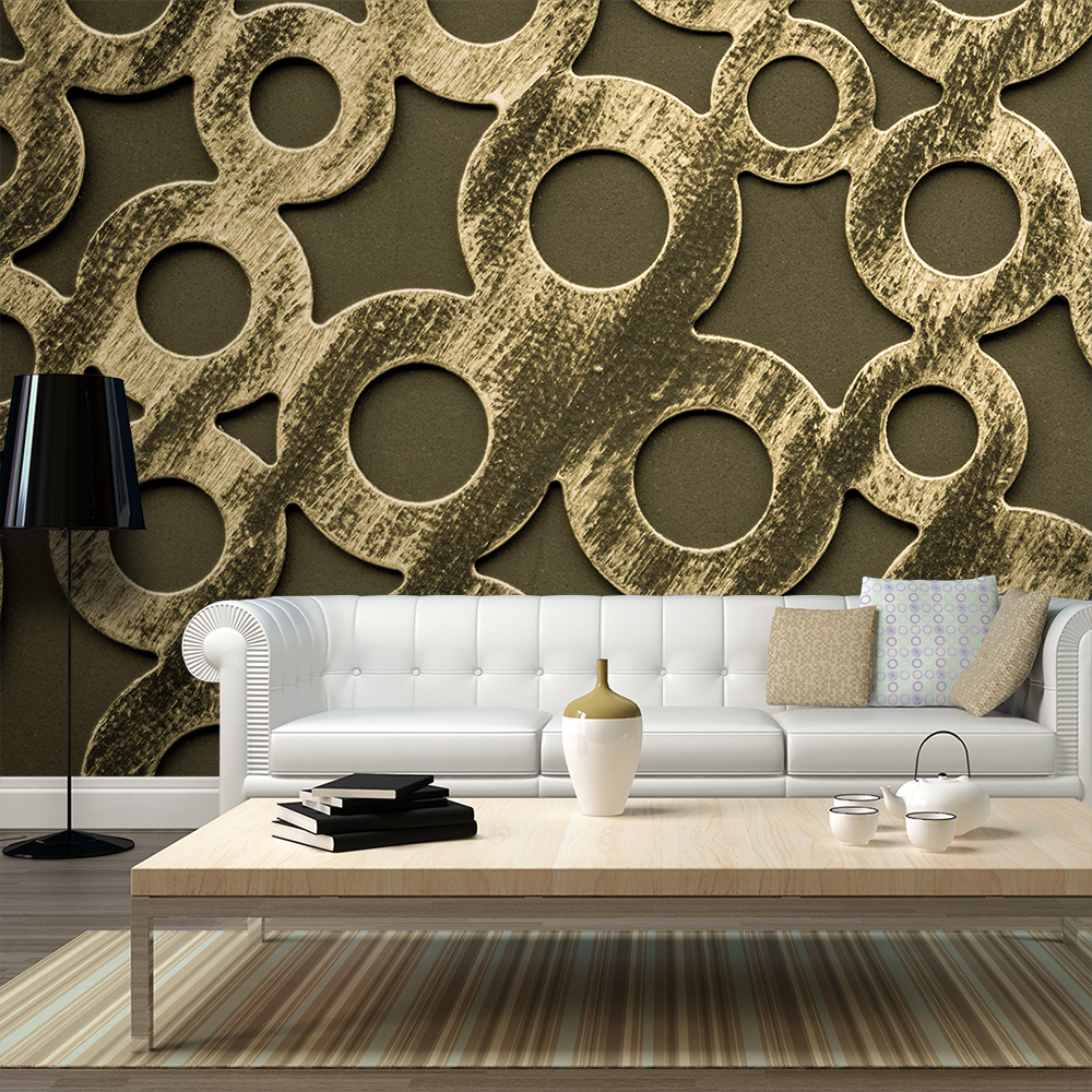XXL wallpaper - Rings made from old bronze - 550x270