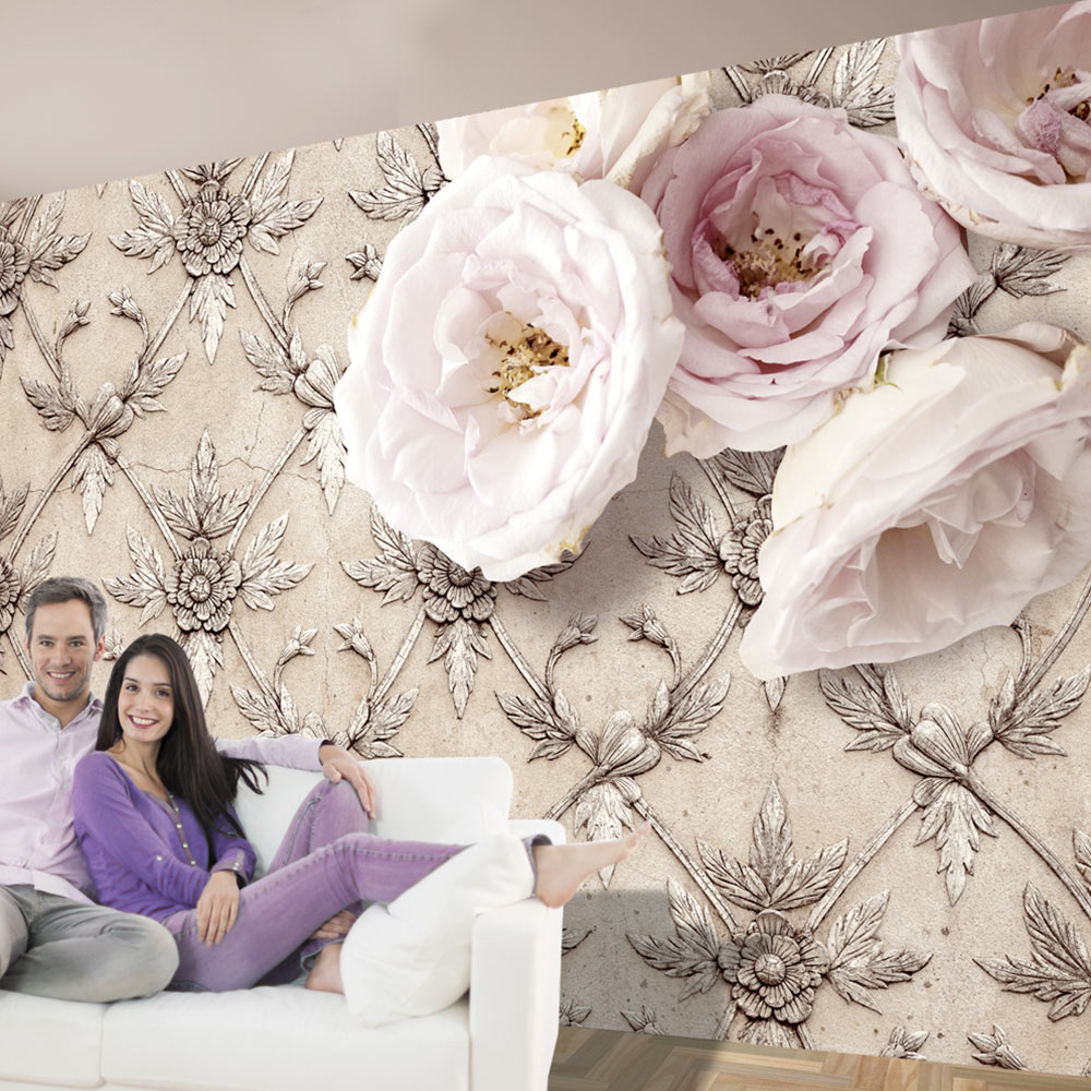 Wallpaper - Romantic beige - 250x175