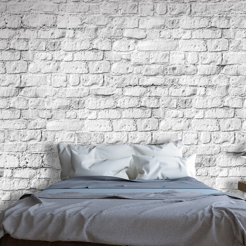 Wallpaper - White brick - 250x175