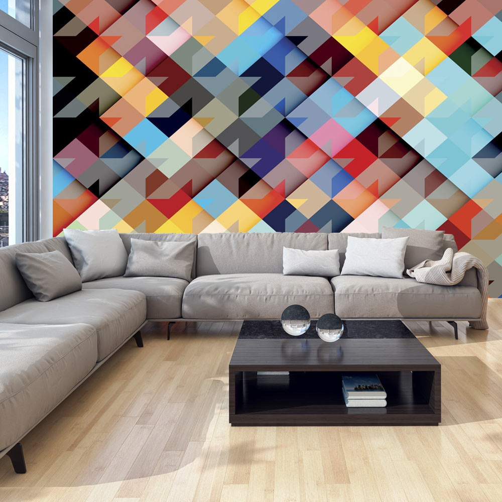 Wallpaper - Colour Patchwork - 400x280