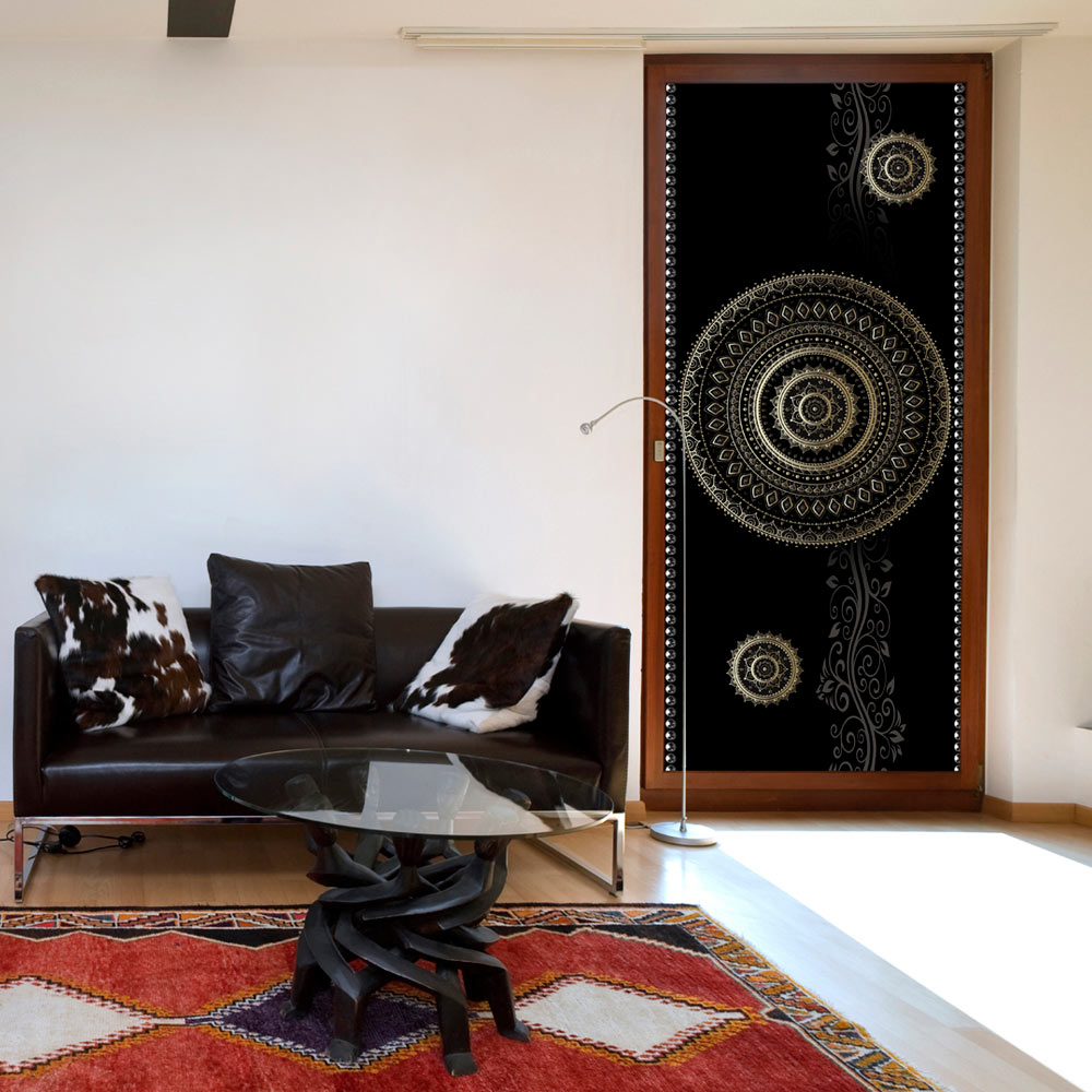 Photo wallpaper on the door - Photo wallpaper - Pattern – circles I - 100x210
