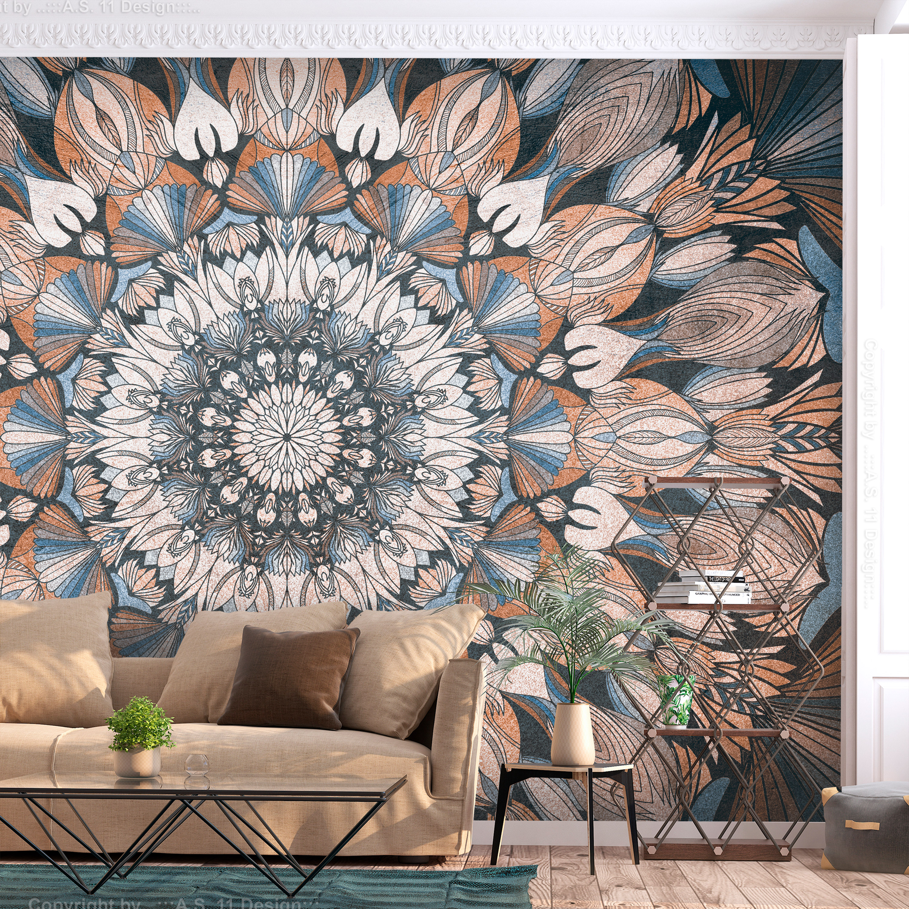 Self-adhesive Wallpaper - Hetman Mandala - 343x245