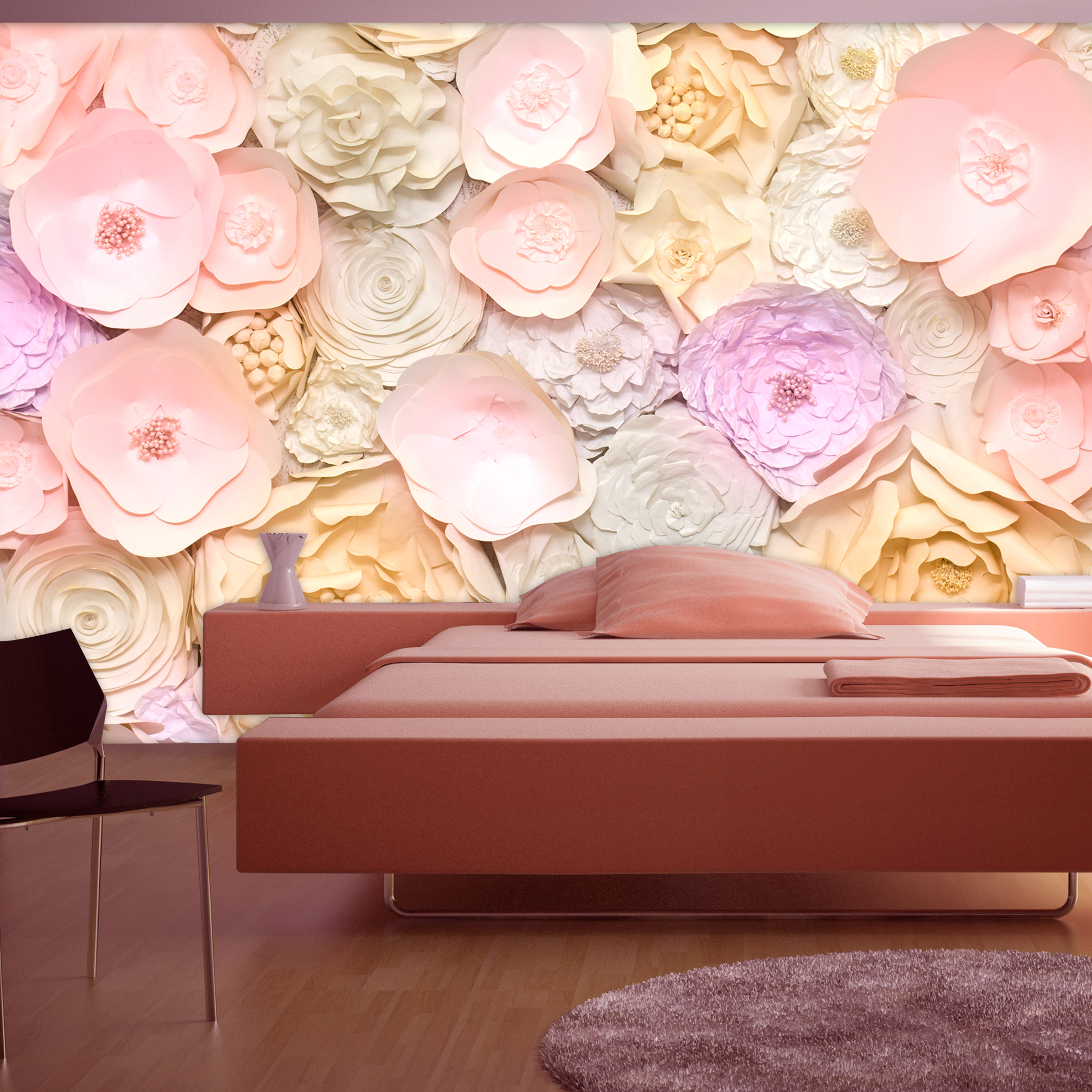 Self-adhesive Wallpaper - Flower Bouquet - 392x280