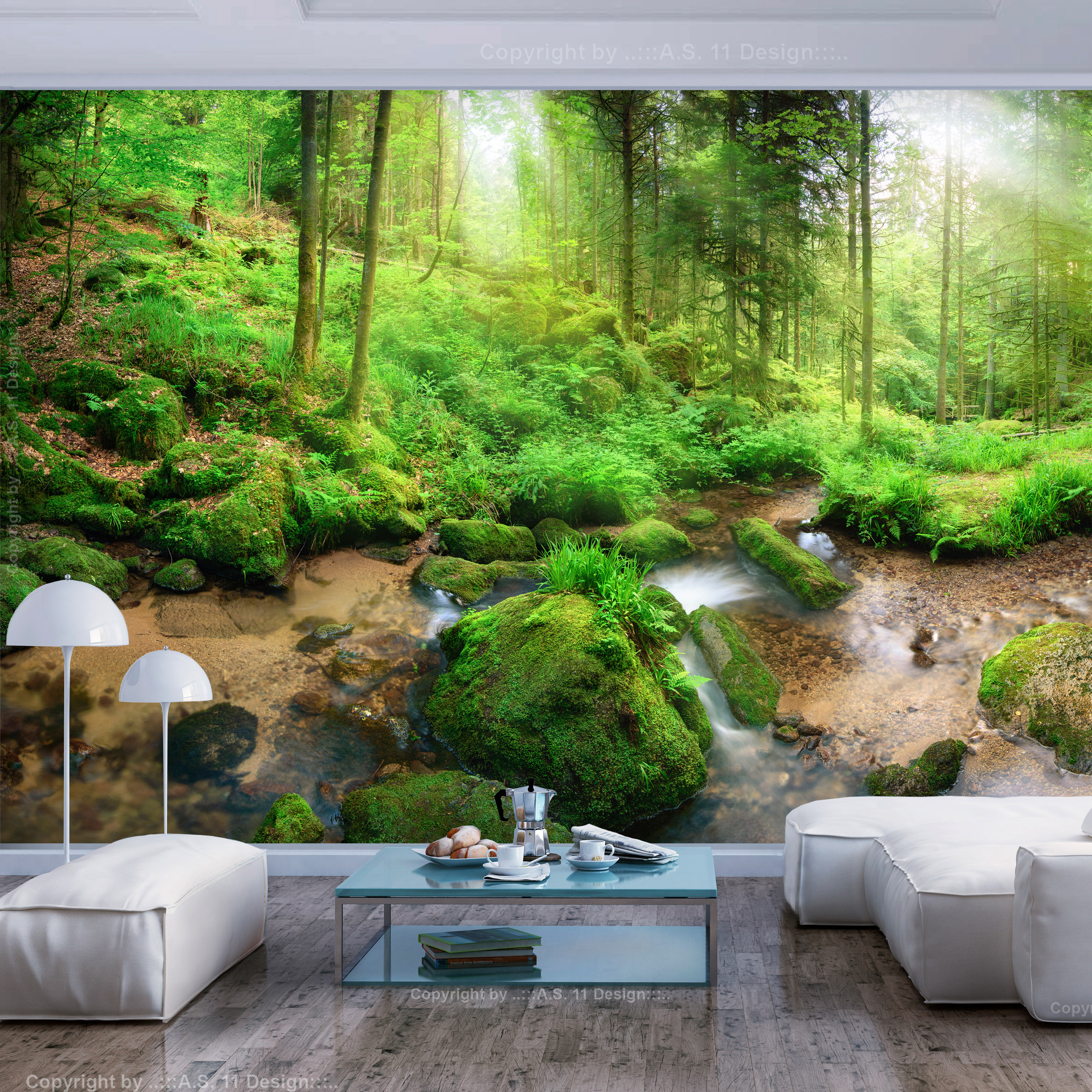 Self-adhesive Wallpaper - Humid Forest - 245x175