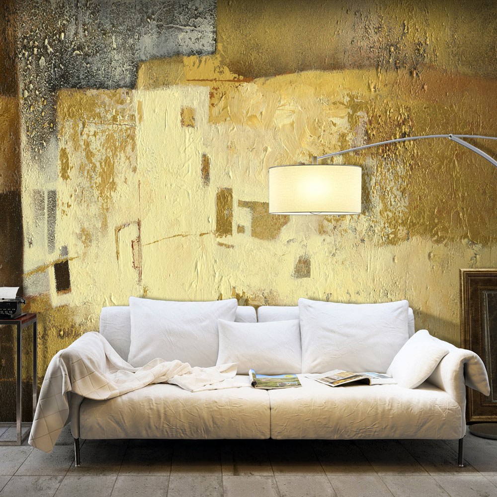 Self-adhesive Wallpaper - Golden Oddity - 147x105