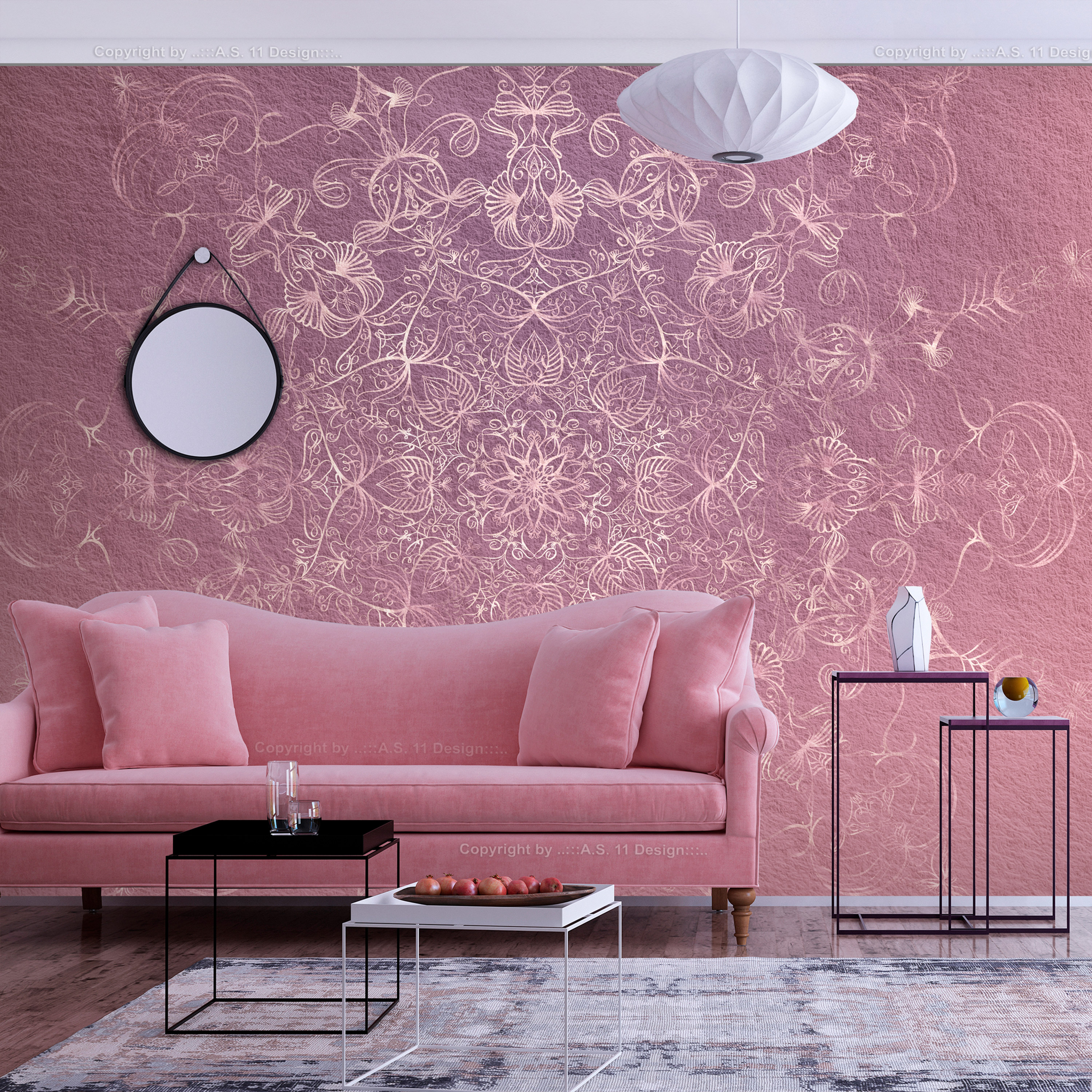 Self-adhesive Wallpaper - Calm in Pastels - 98x70