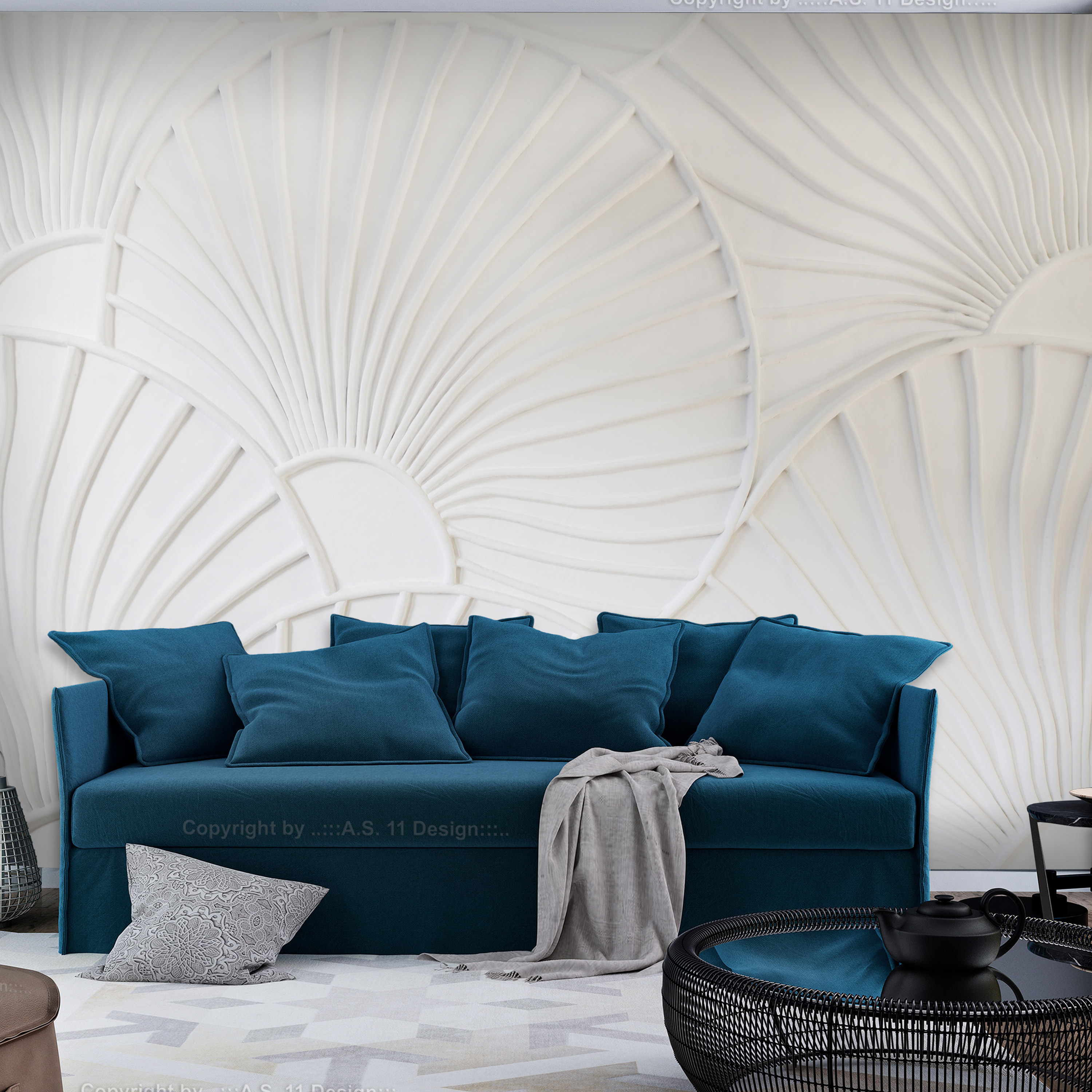 Self-adhesive Wallpaper - Windy Texture - 98x70
