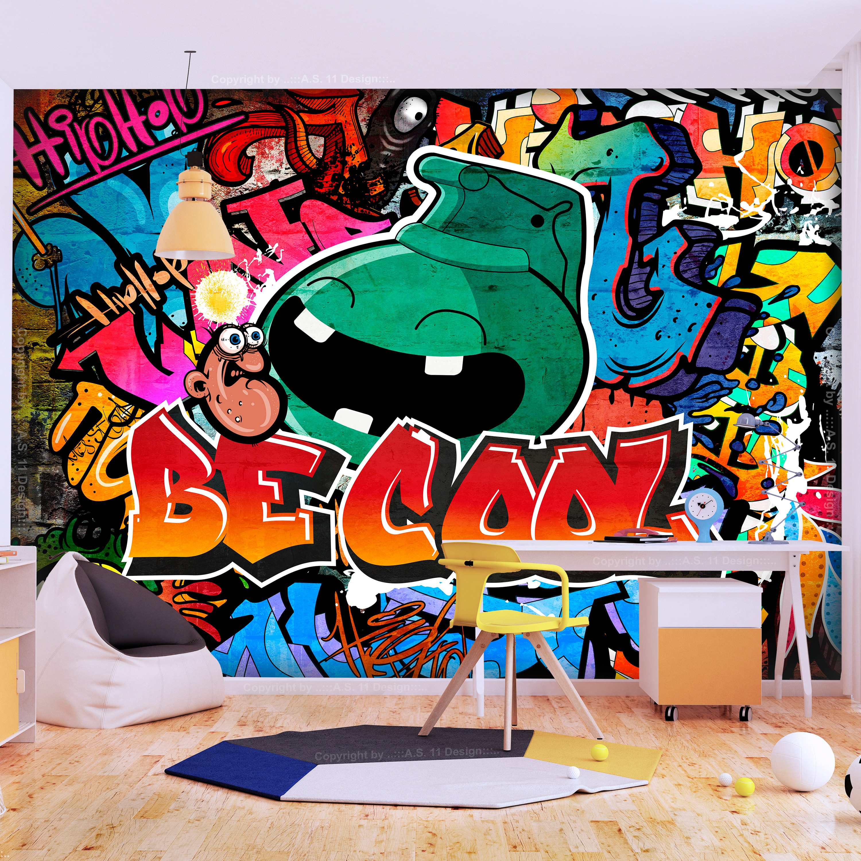 Self-adhesive Wallpaper - Be Cool - 343x245