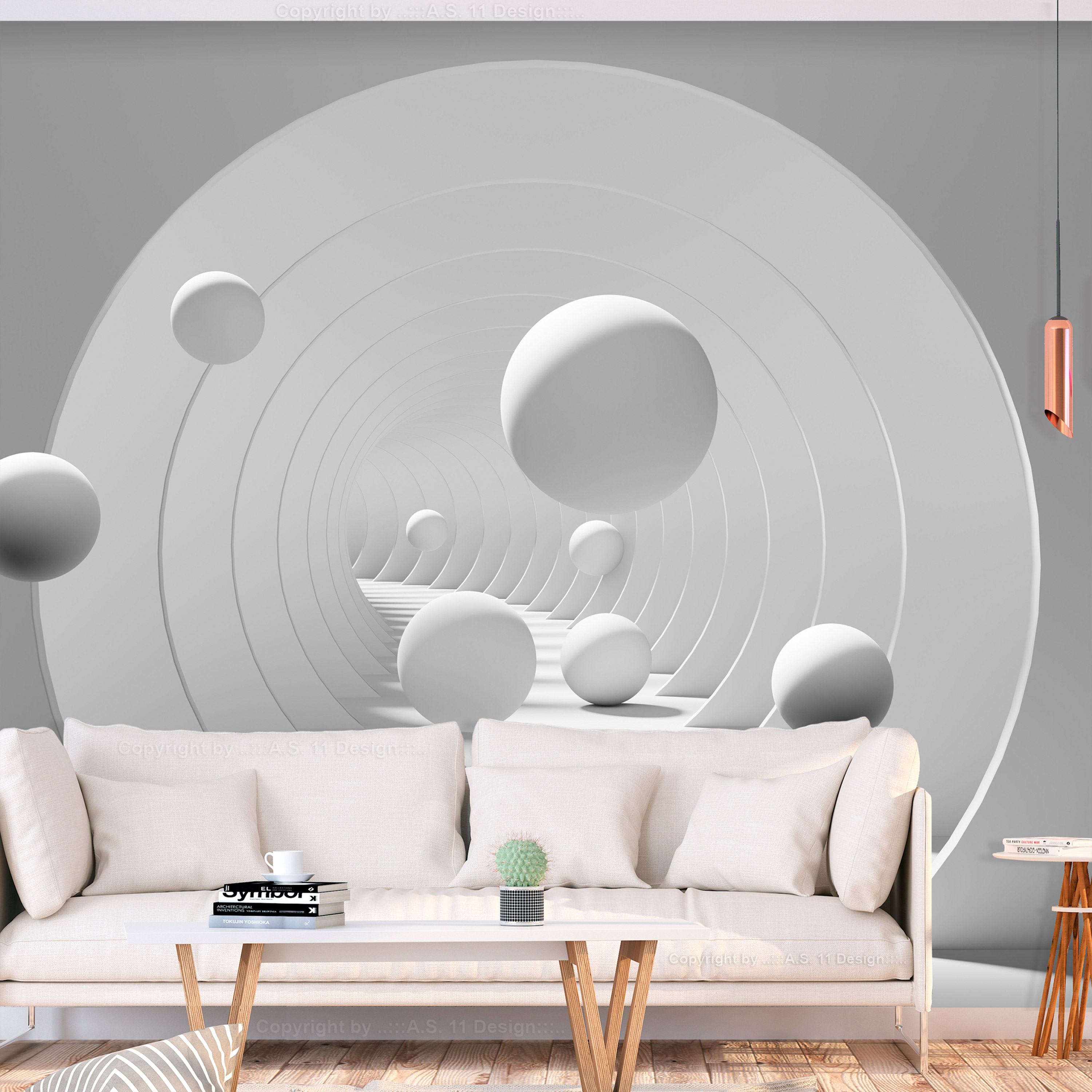 Self-adhesive Wallpaper - Oblivion Tunnel - 98x70