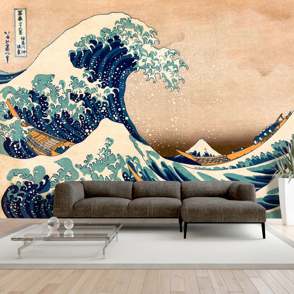 Wallpaper - Hokusai: The Great Wave off Kanagawa (Reproduction) - 200x140