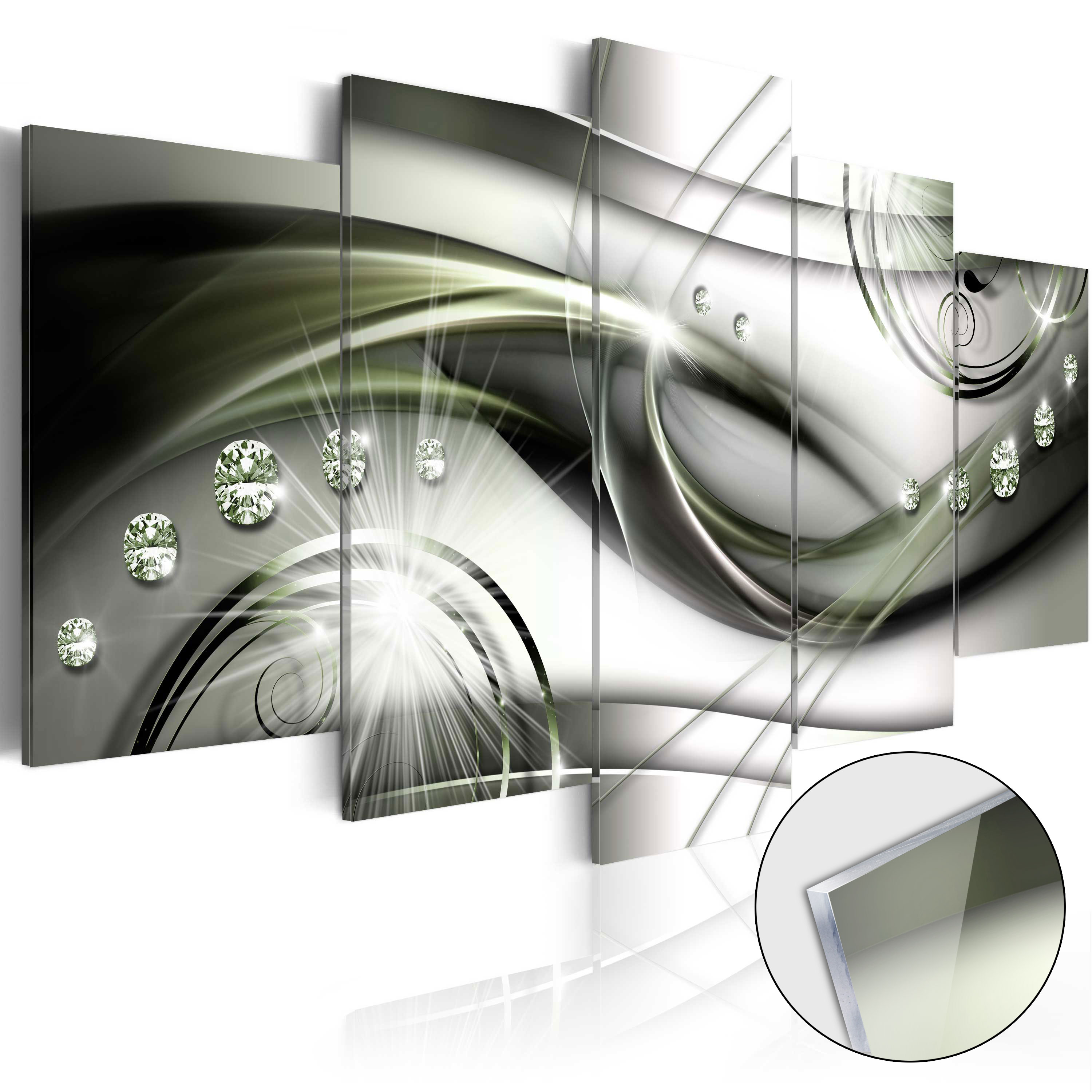 Glass print Wall art 100x50 Image Picture Abstract Art 