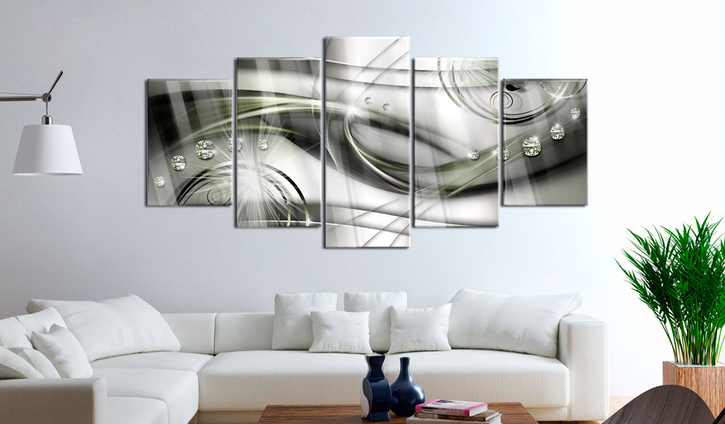 Deco Cadre Salon Art Déco Morceau Moderne Moderne Impression Sur Verre 50x50cm Image Tableau En Verre Decoration Murale Chambre Cuisine Carré Art Wall Petit Tableaux Decoratifs Muraux GAC50x50-5774