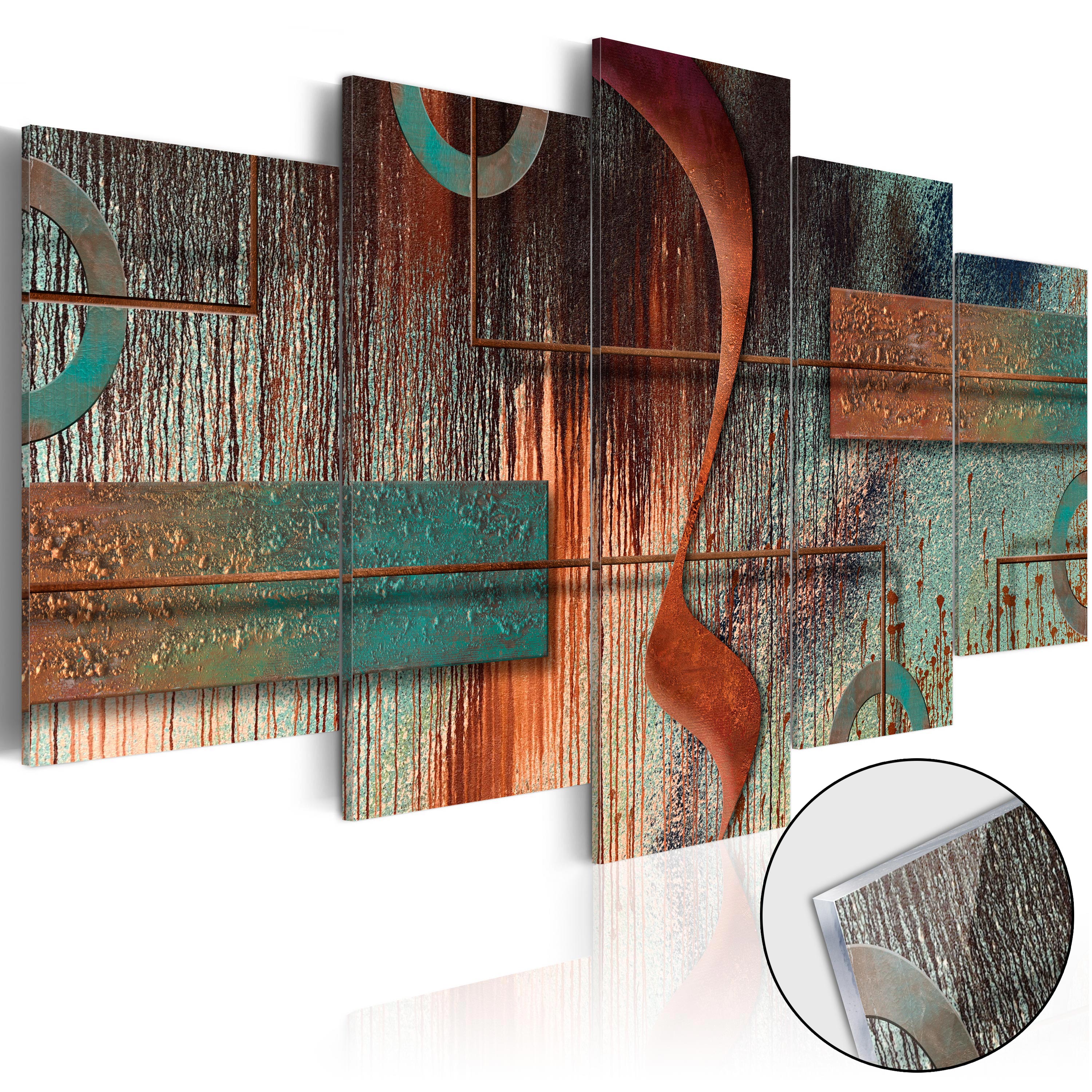 Acrylic Print - Abstract Melody [Glass] - 100x50