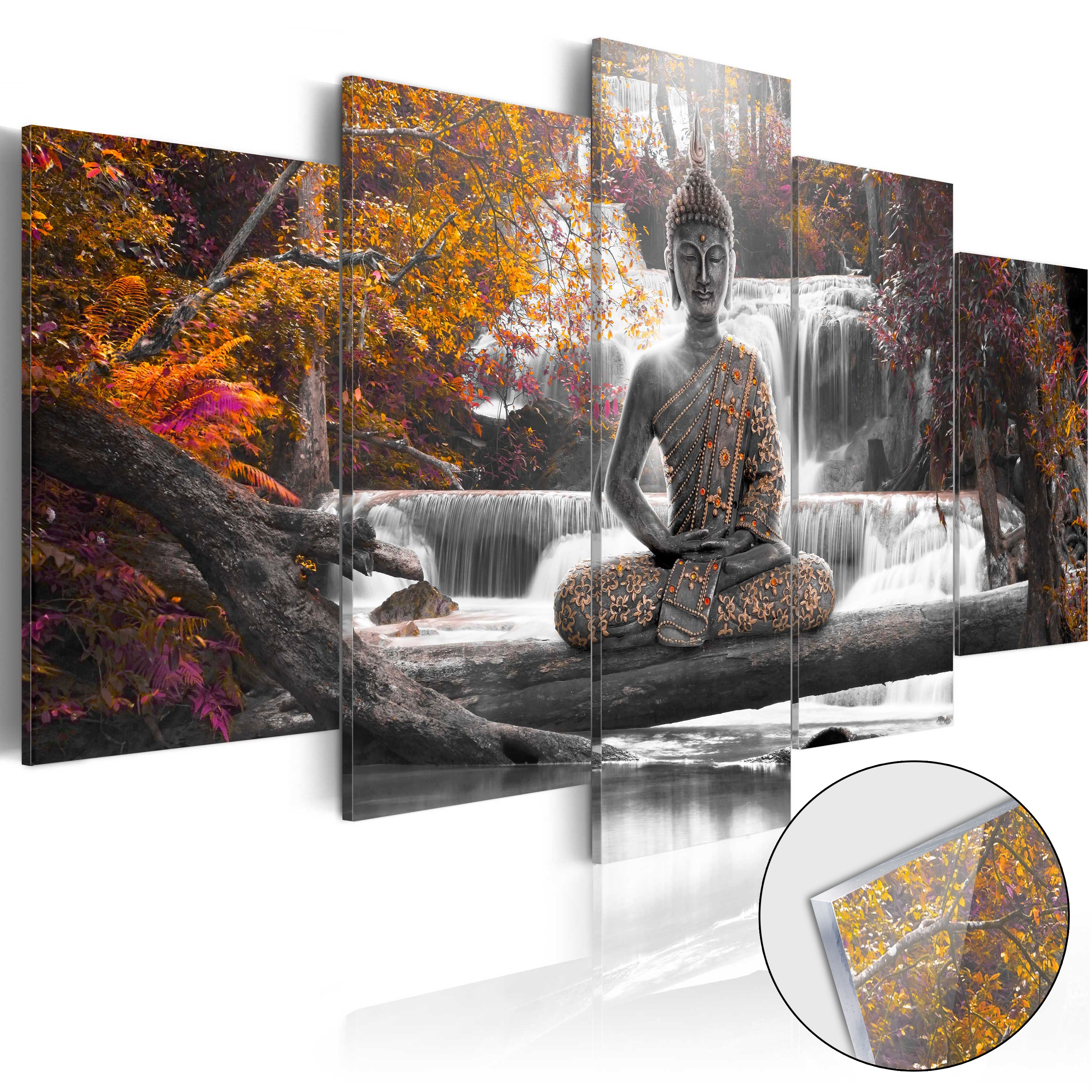 Acrylic Print - Autumnal Buddha [Glass] - 200x100