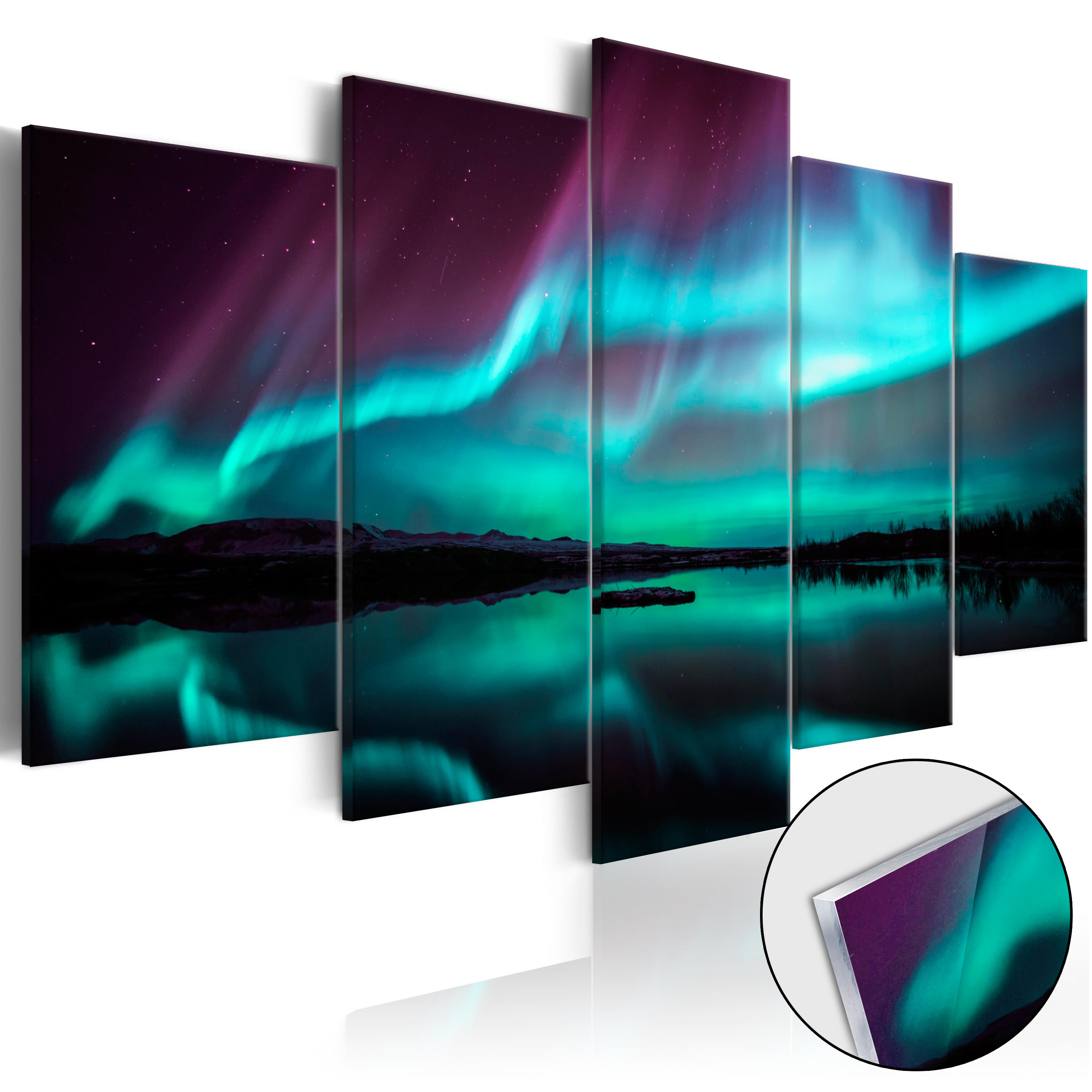 Wandbilder aus Plexiglas® 100x50 Acrylglasbild Diamanten Kunst 