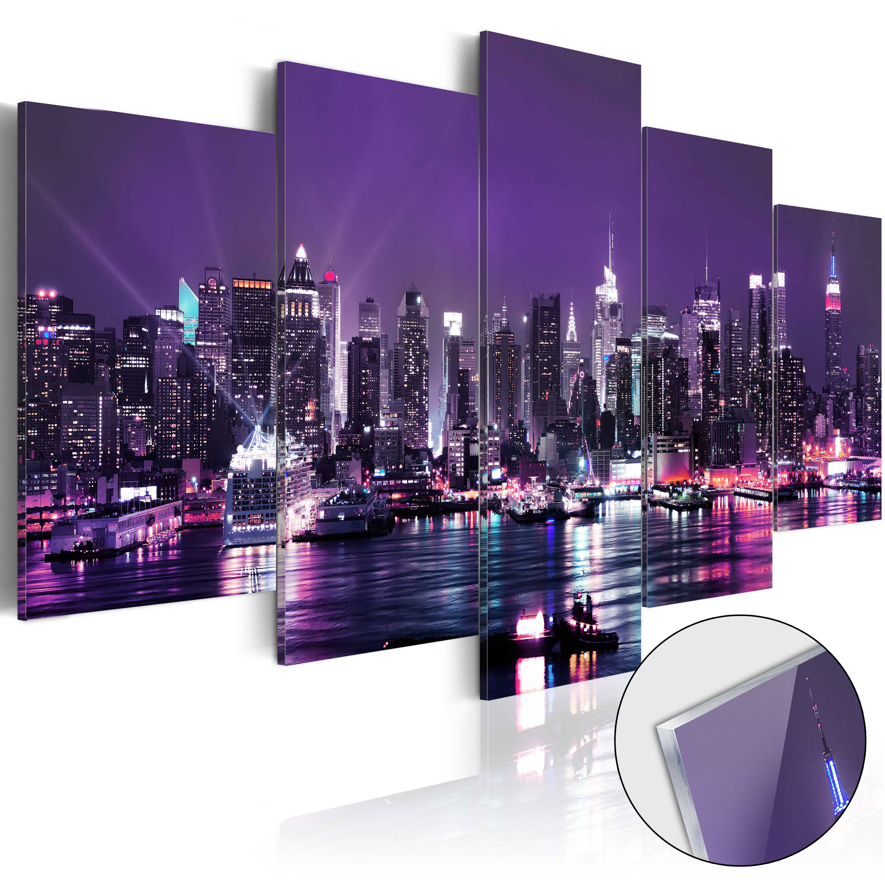 Acrylic Print - Purple Sky [Glass] - 100x50